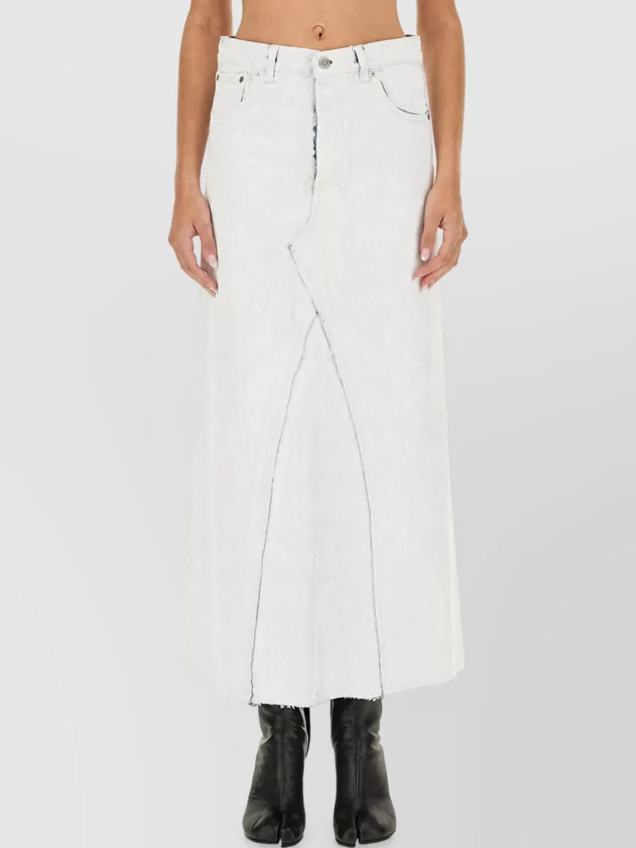 Maison Margiela Cotton High-Rise Midi Skirt