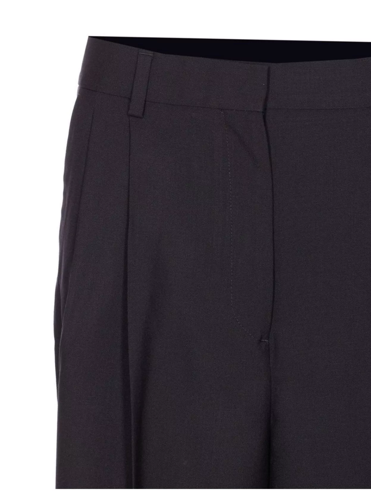 Filippa K Palazzo Trousers Button Detail In Black