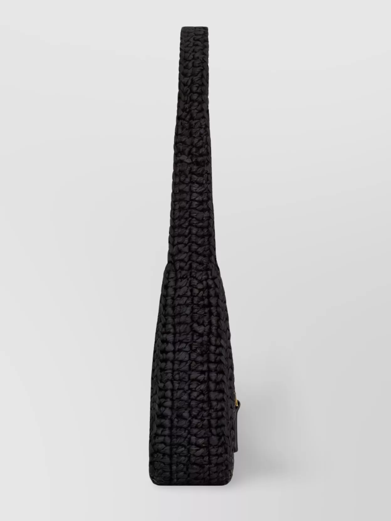 Saint Laurent Mini 5 To 7 In Raffia Shoulder Bag
