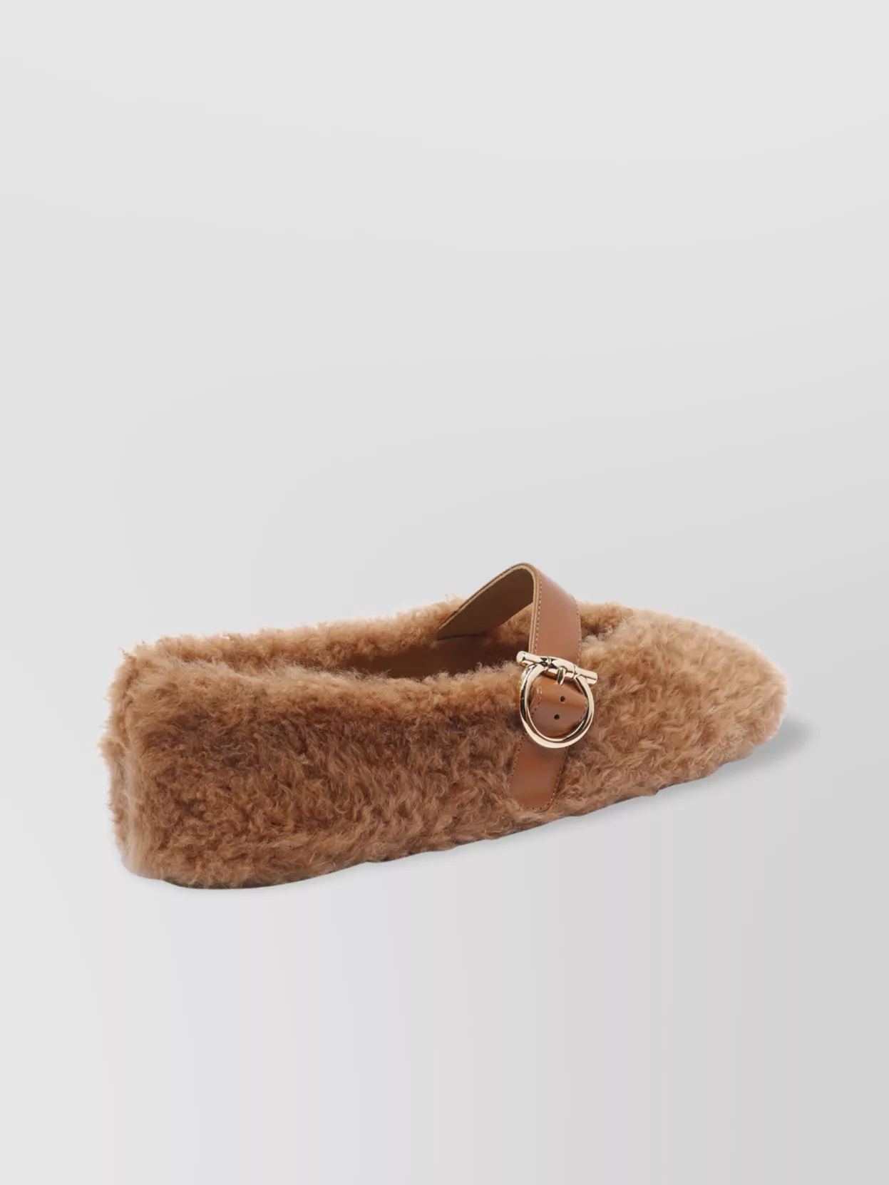Ferragamo Teddy Ballet Flats Buckle Detail