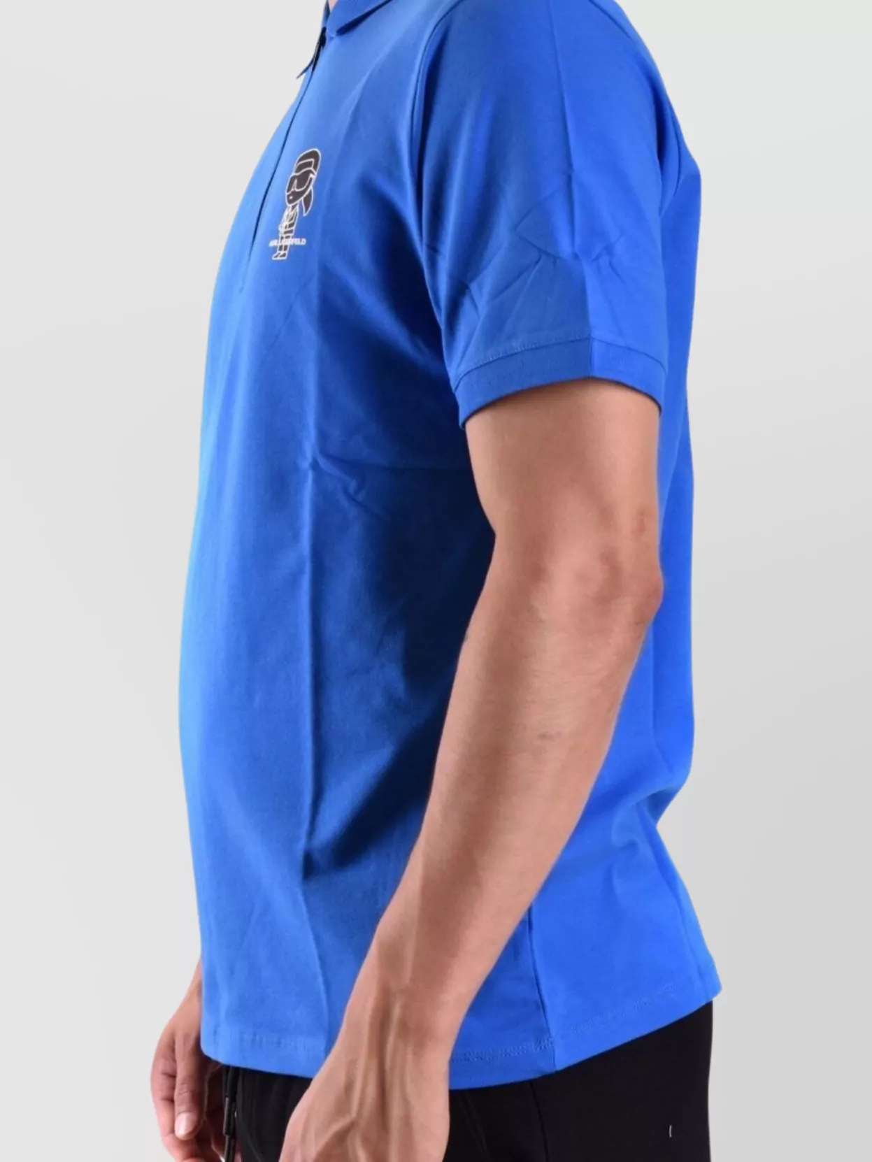 Karl Lagerfeld Polo Collared Shirt Short Sleeves
