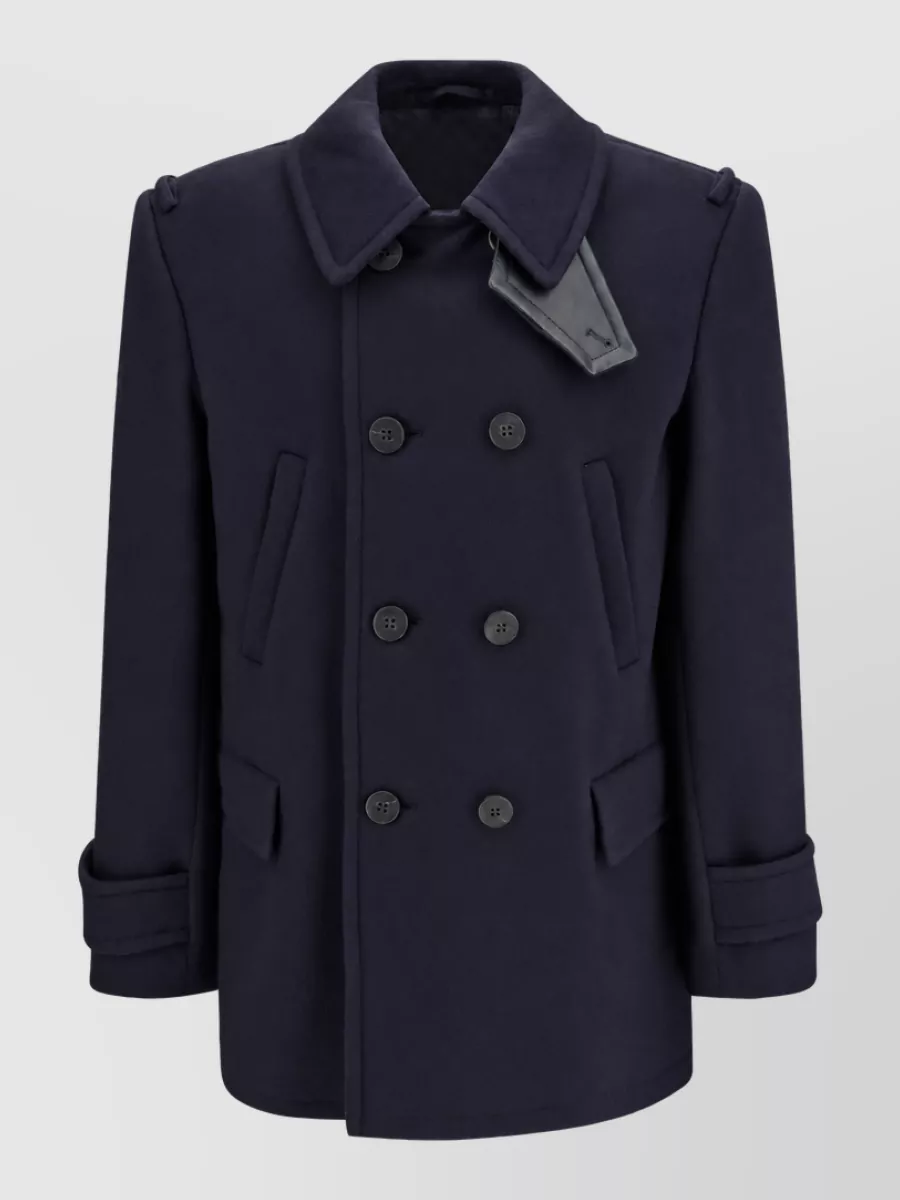 Burberry wool cashmere double-breasted pea coat