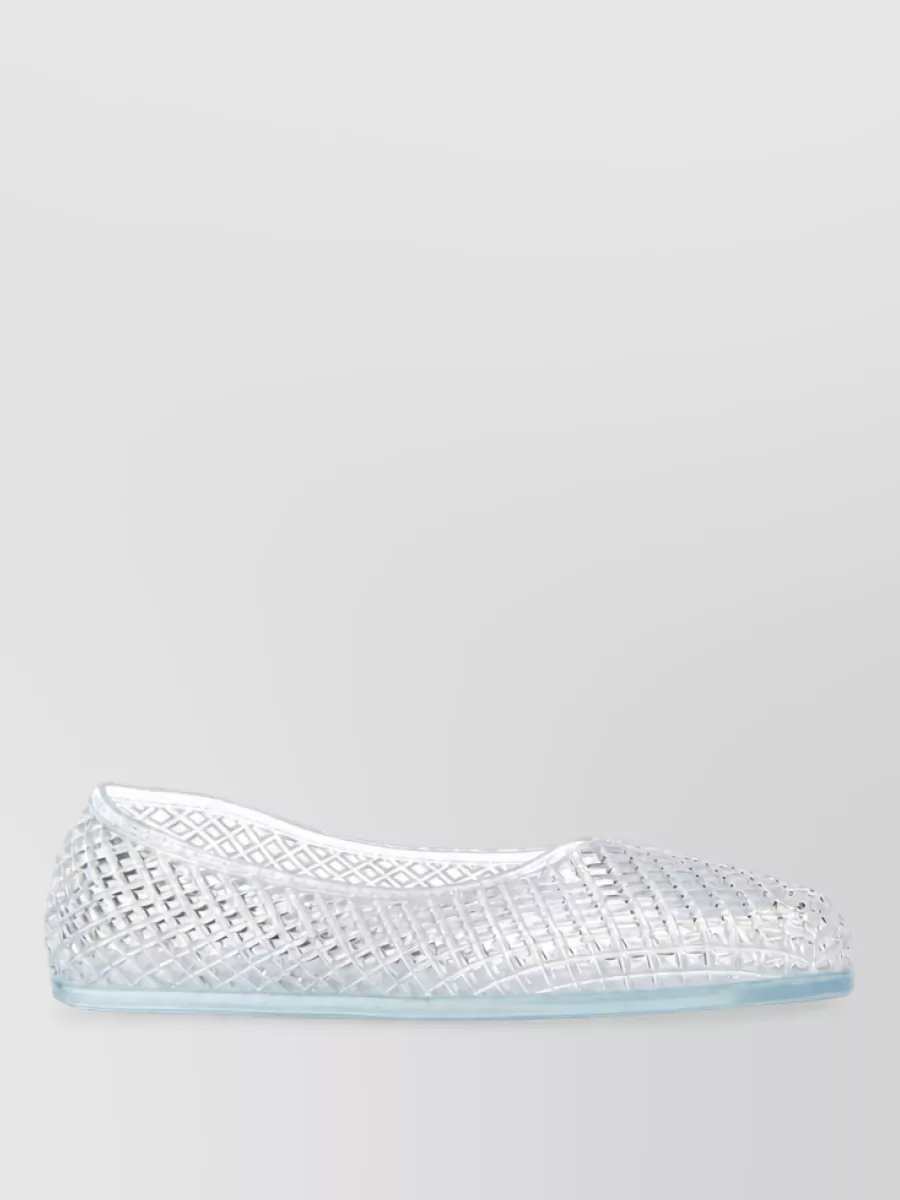 Ancient Greek Sandals transparent mesh ballerina shoes