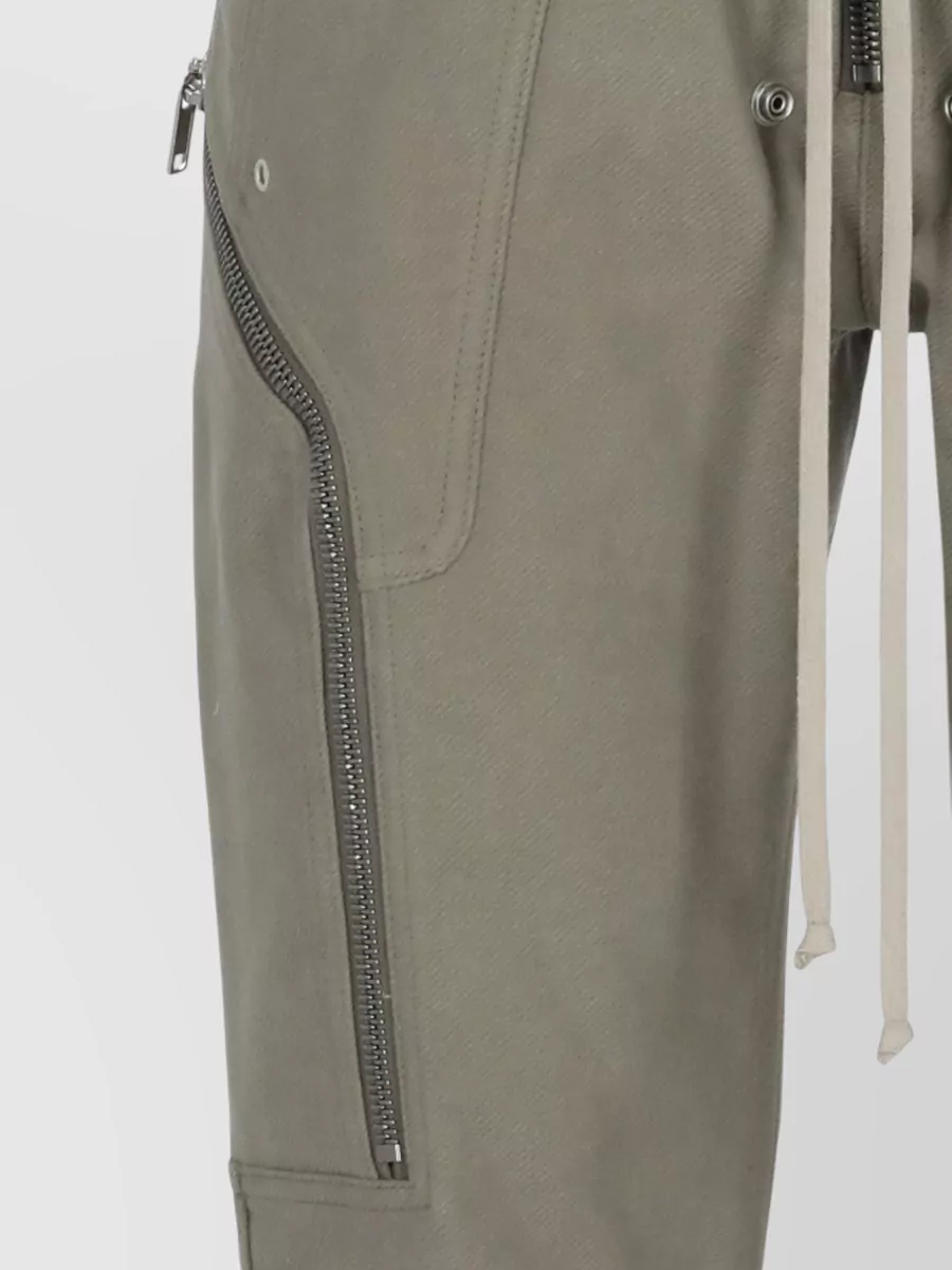 Rick Owens Cotton Tapered Trousers