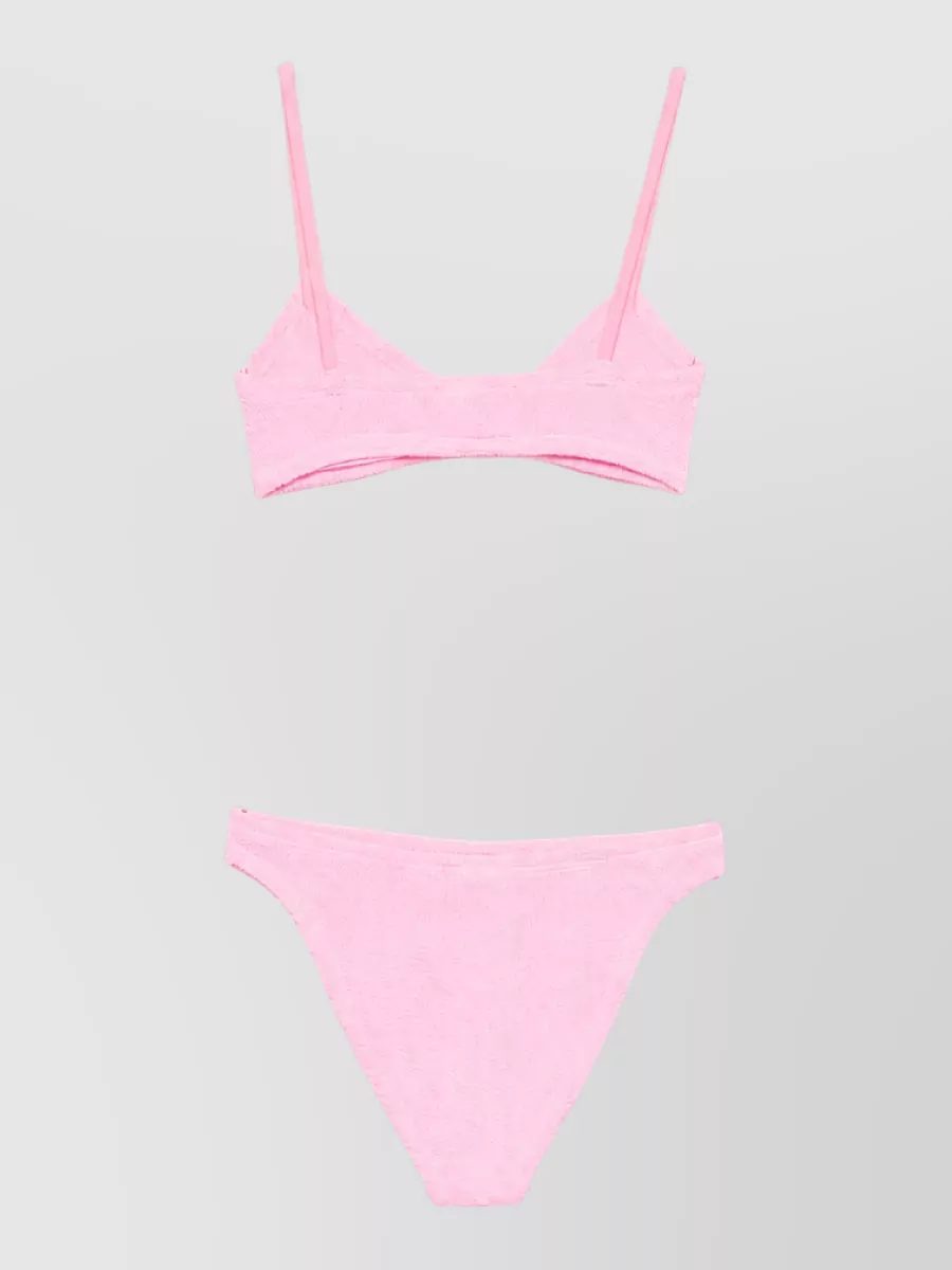 Hunza G Textured Bikini Set
