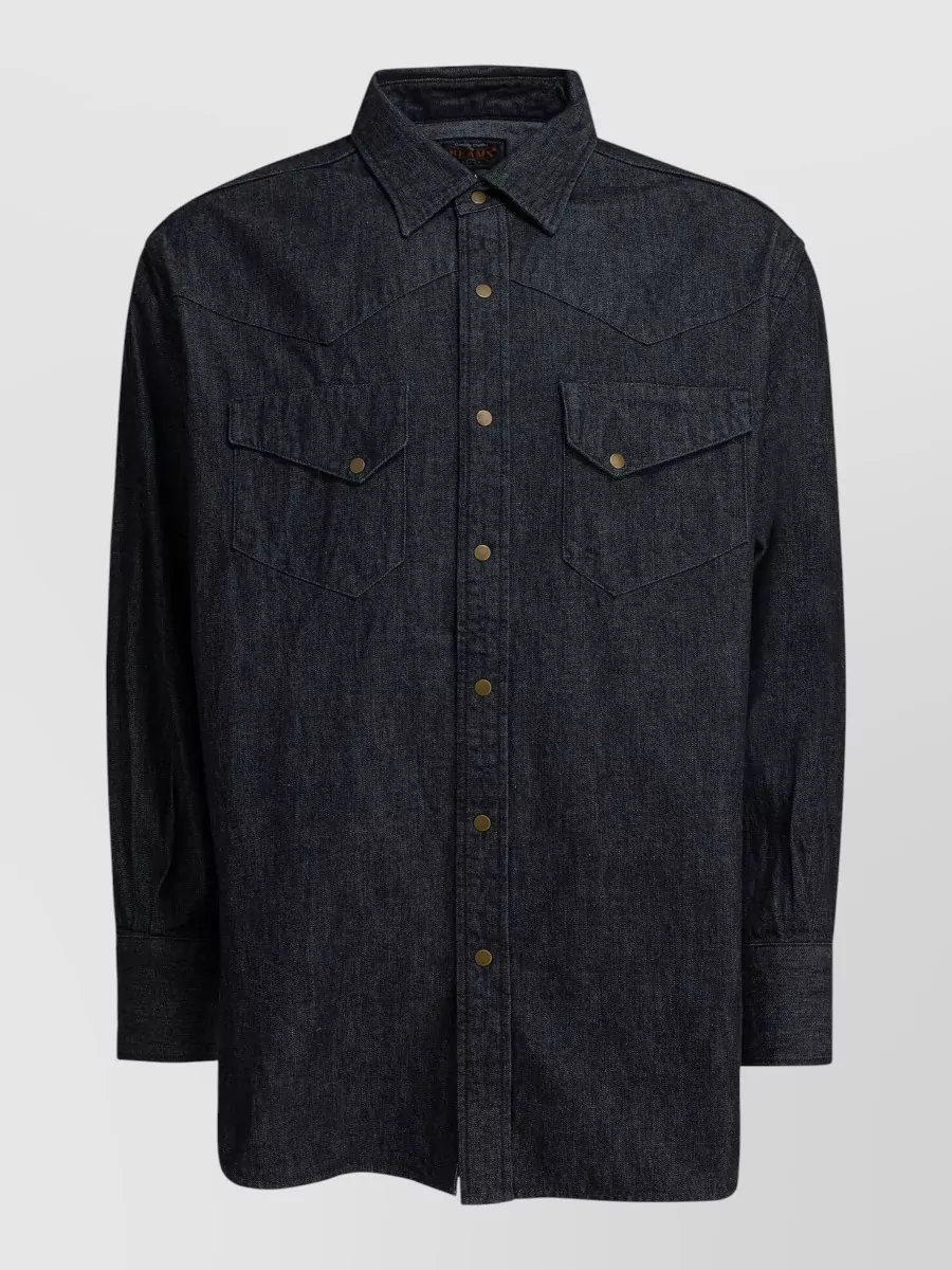 Beams Plus denim western shirt