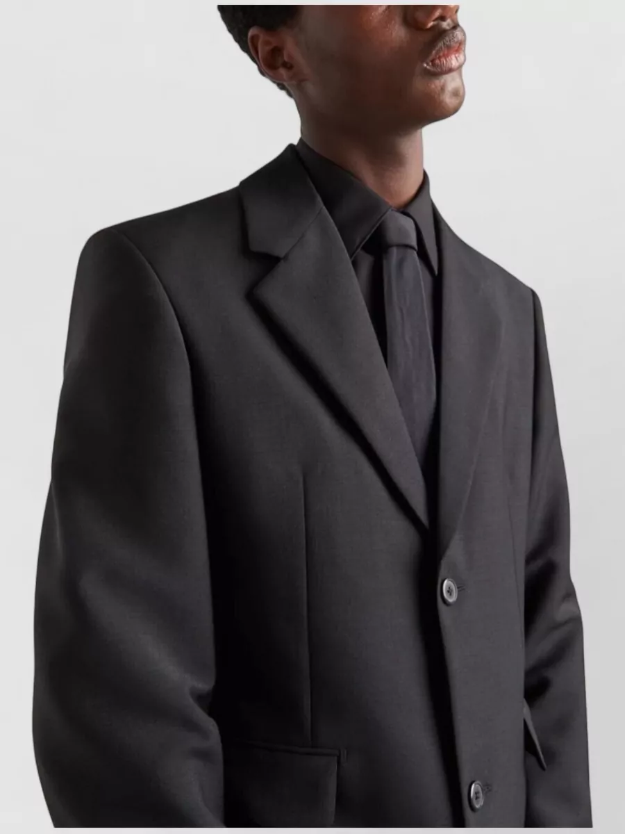 Prada Mohair Virgin Wool Single-Breasted Extra-Slim-Fit Jacket