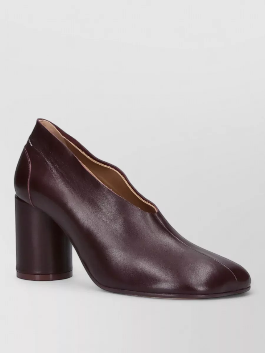Mm6 Maison Margiela Nappa Leather Anatomic Court Shoes