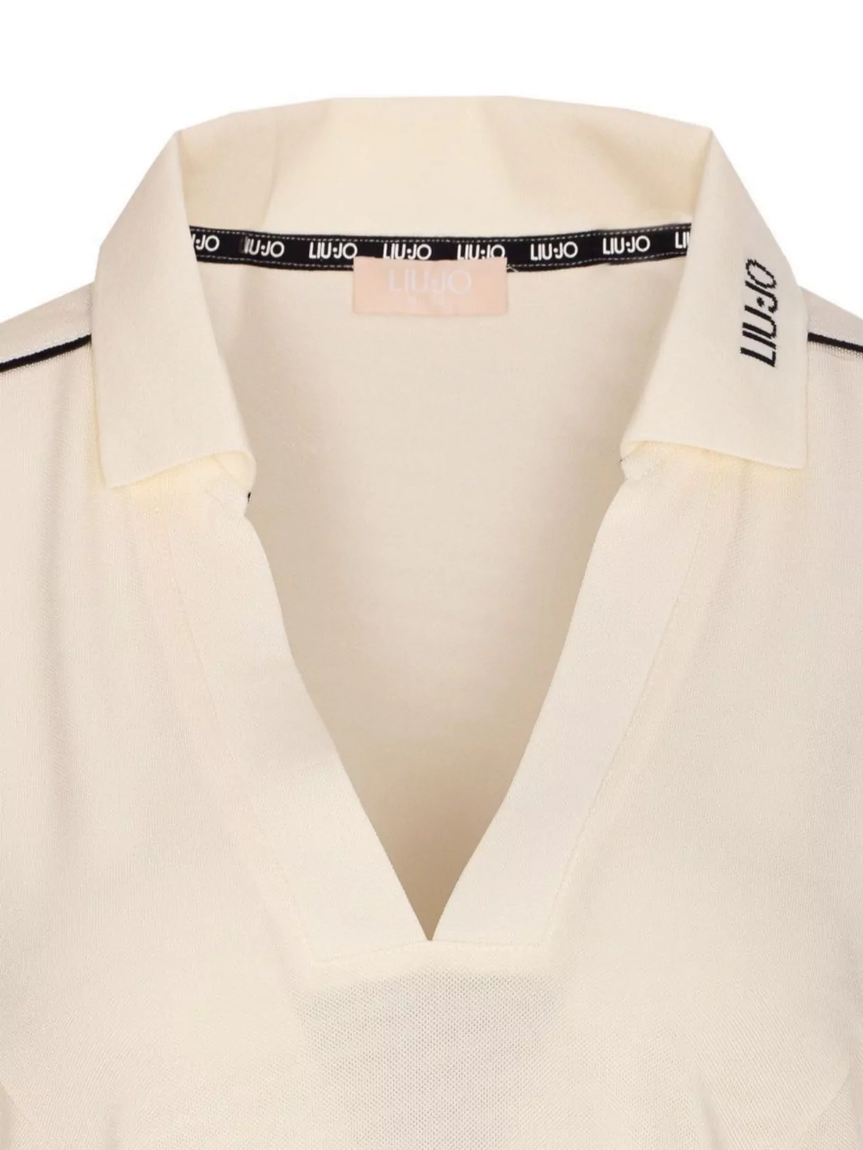 Liu •jo Collared V-neck Short Sleeves T-shirt