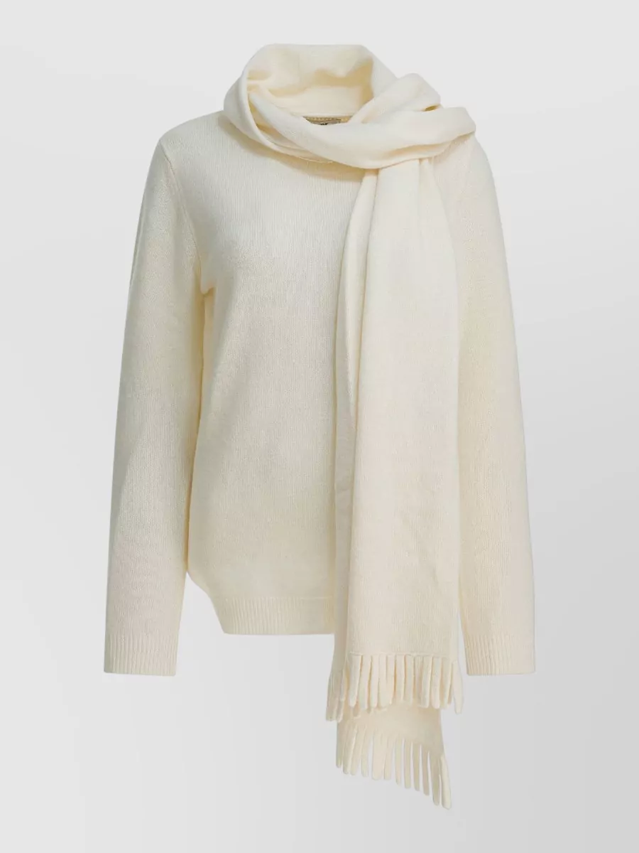 SANDBEIGE wool knit sweater