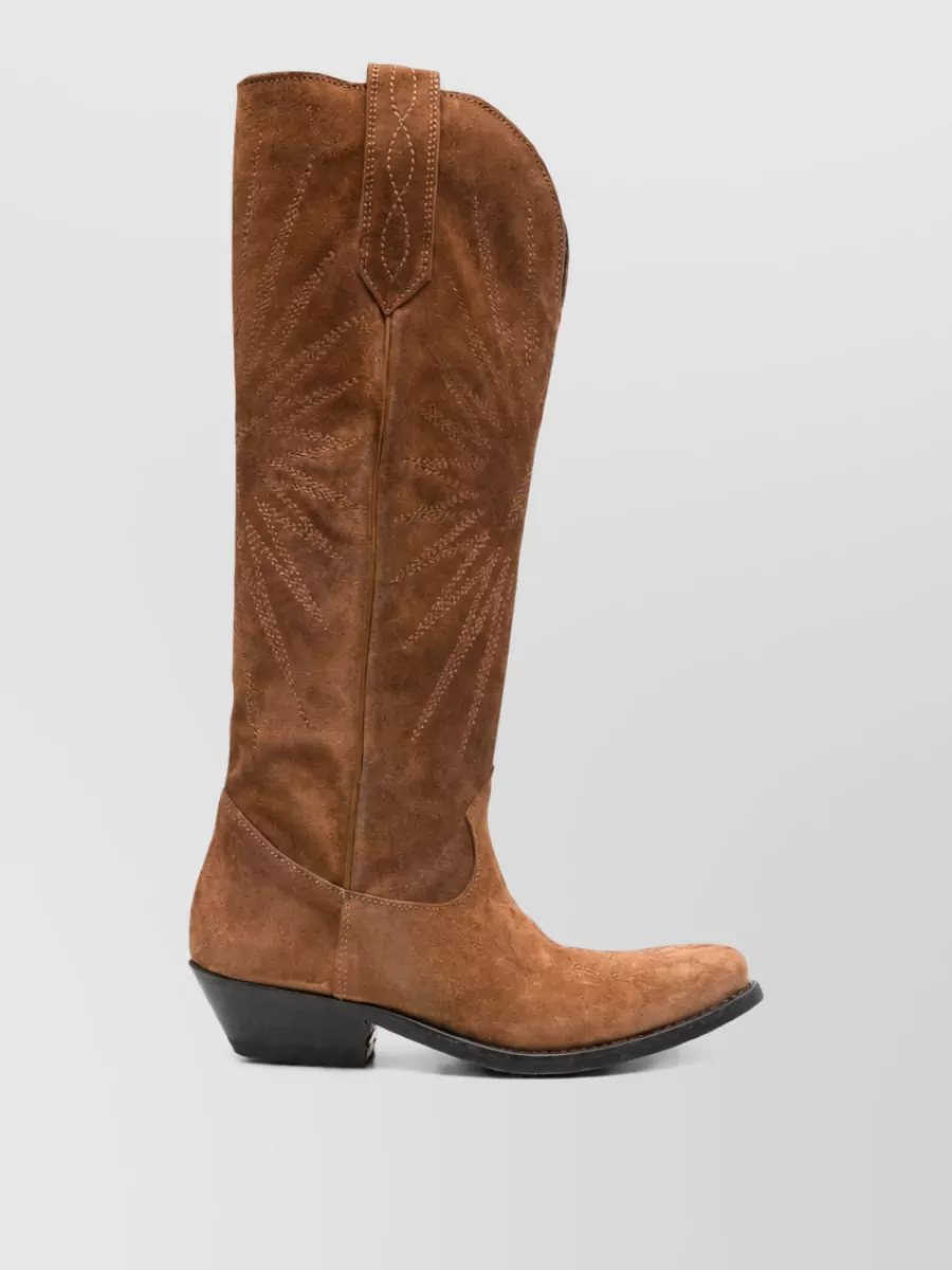 Golden Goose Leather Pointed-Toe Boots