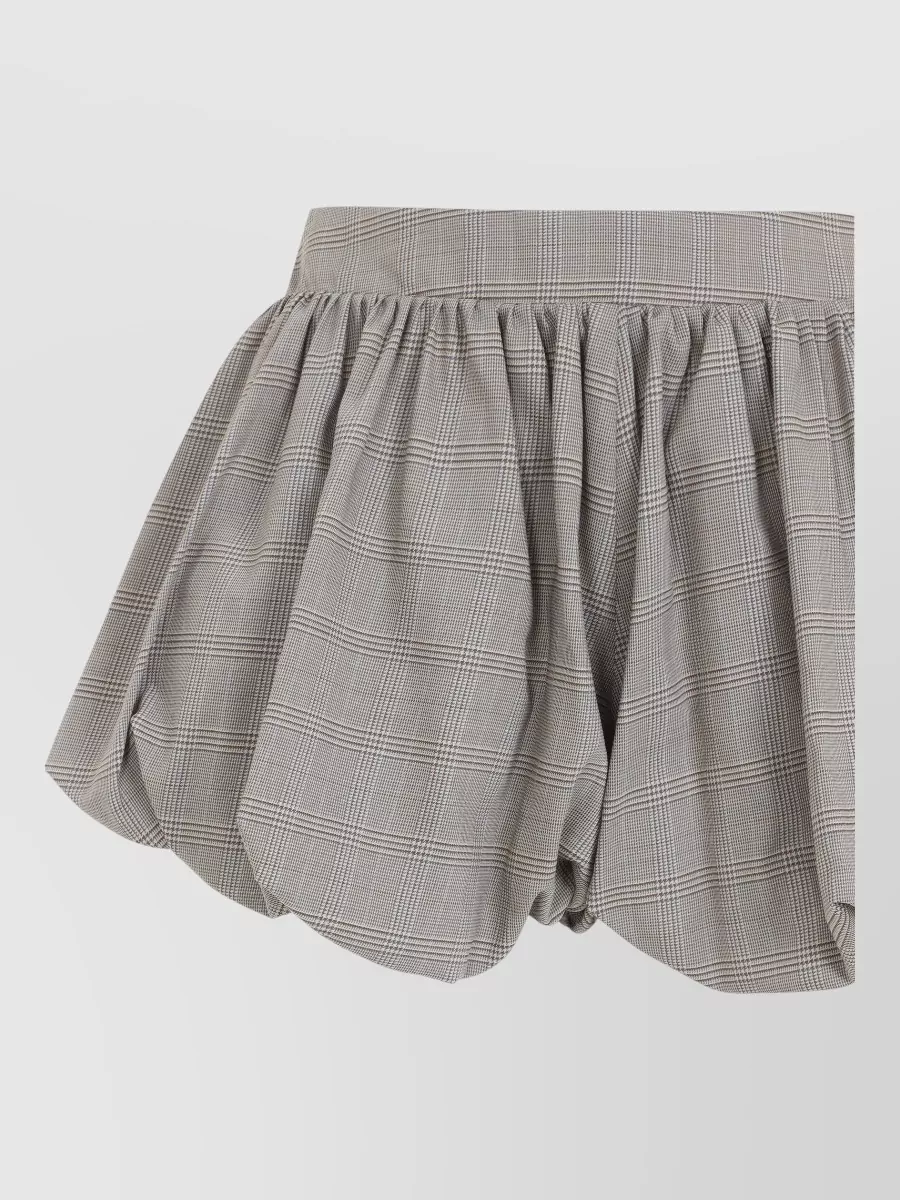 The Frankie Shop Virgin Wool Bubble Hem Shorts
