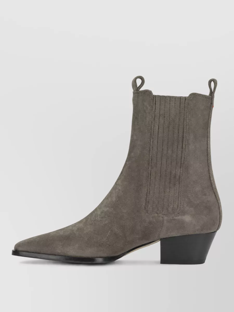Aeyde Suede Leather Ankle Boots