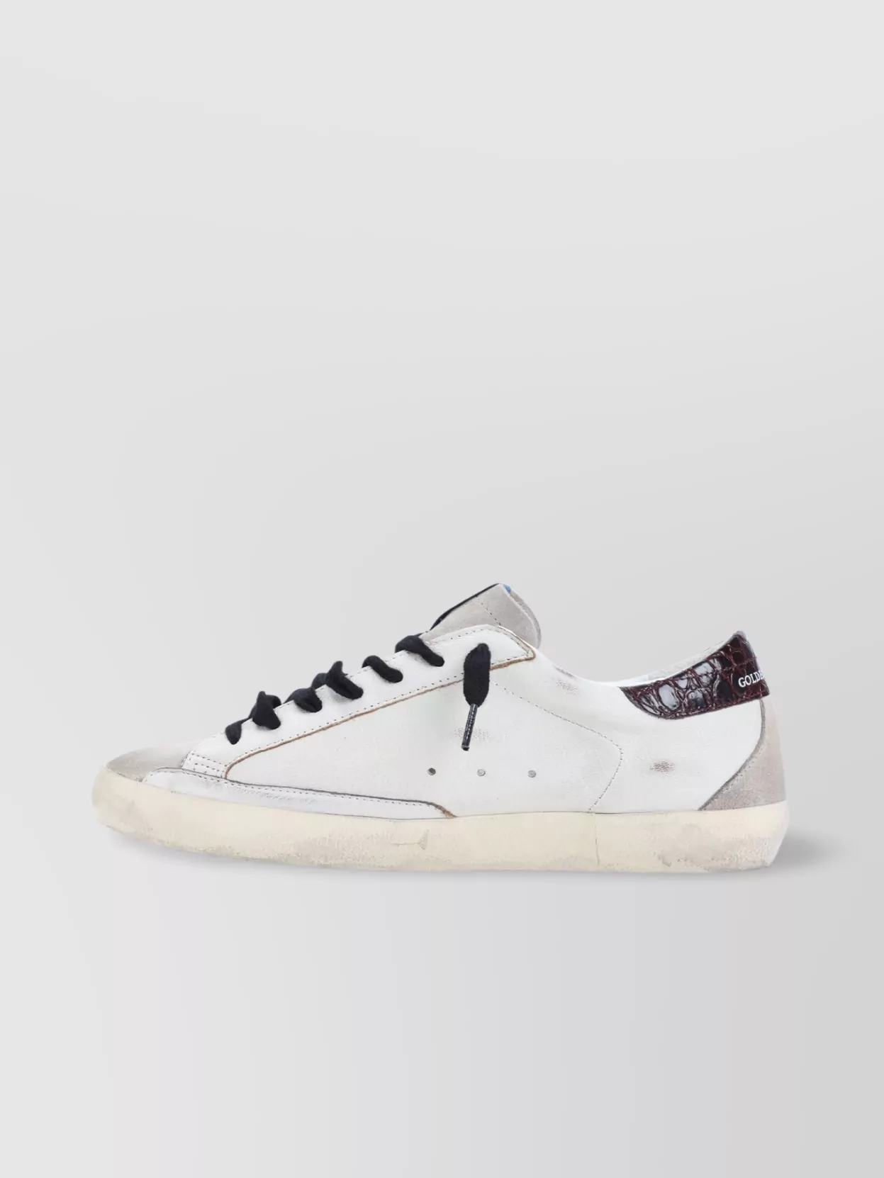 Golden Goose Superstar Sneakers With Brown Back Detail