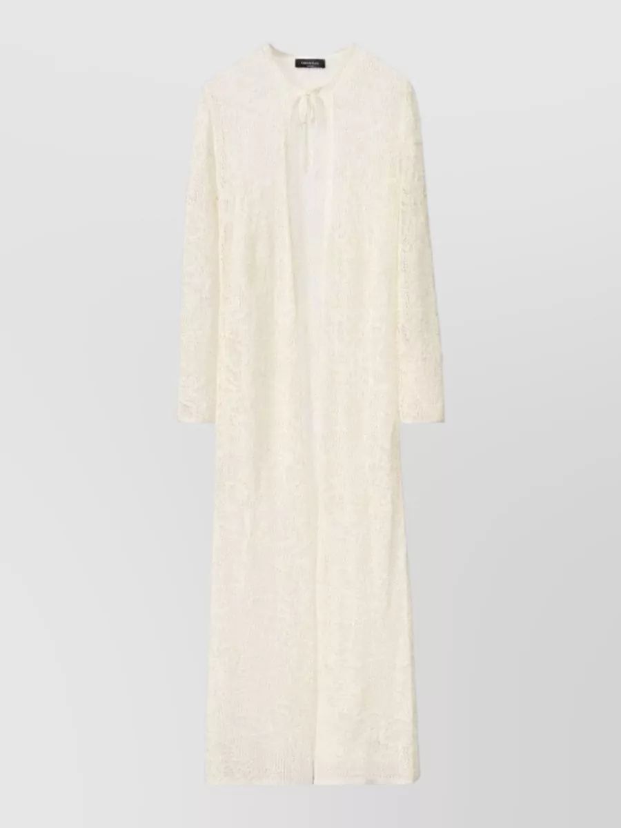 Fabiana Filippi Crochet maxi cardigan
