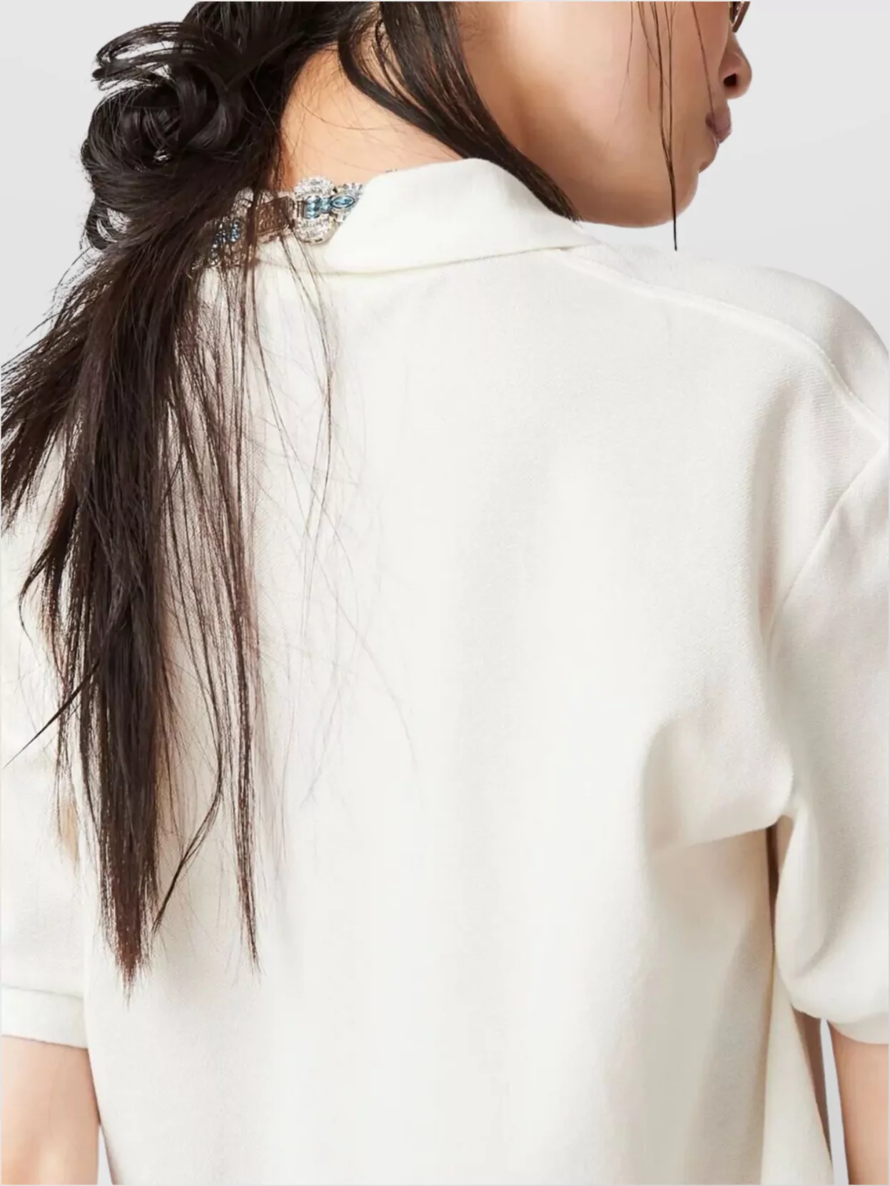 Miu Miu Cotton Piqué Polo Shirt With Short Sleeves