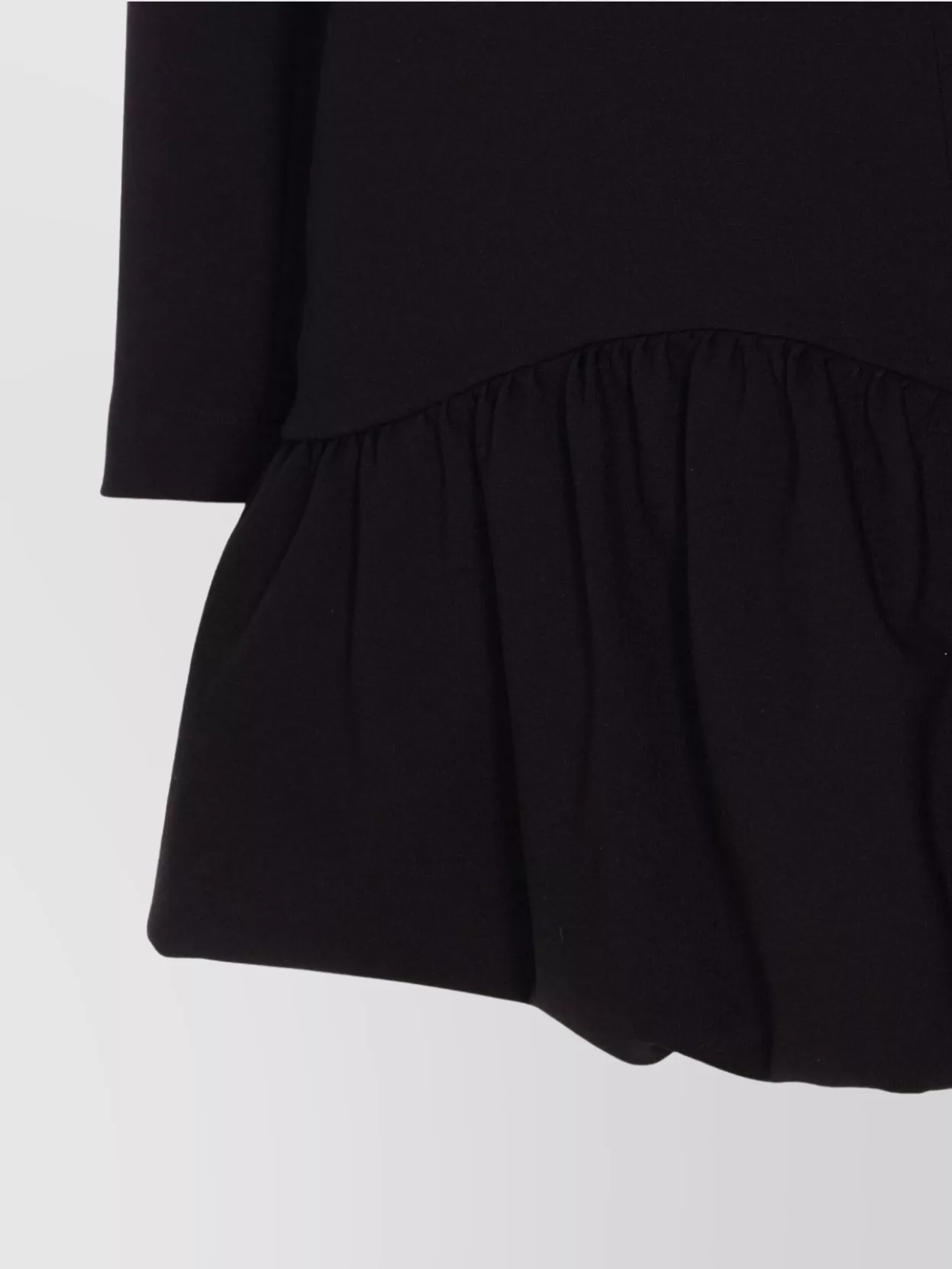Pinko Flounced Square Neck Long Sleeve Dress