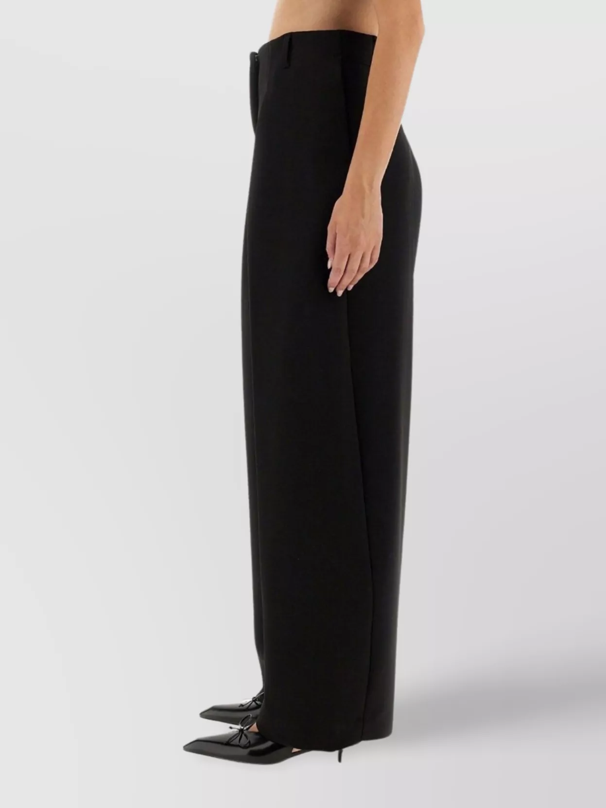 Jacquemus Trousers Wide-Leg Pleated Front