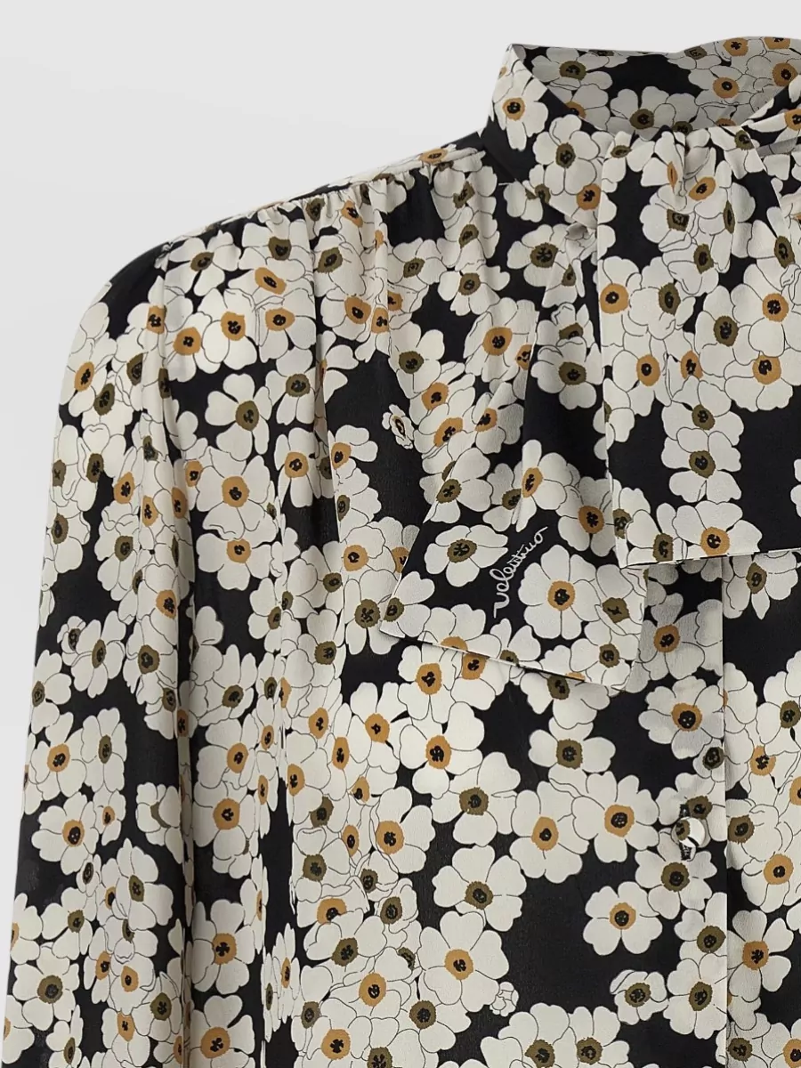 Valentino Garavani Silk Printed Blouse
