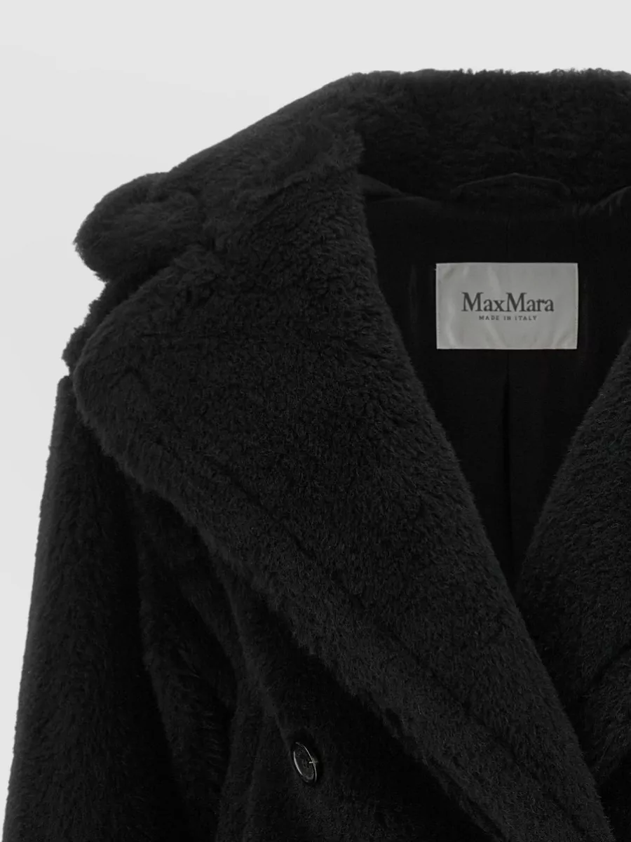 Max Mara Silk-Blend Double-Breasted Short Coat