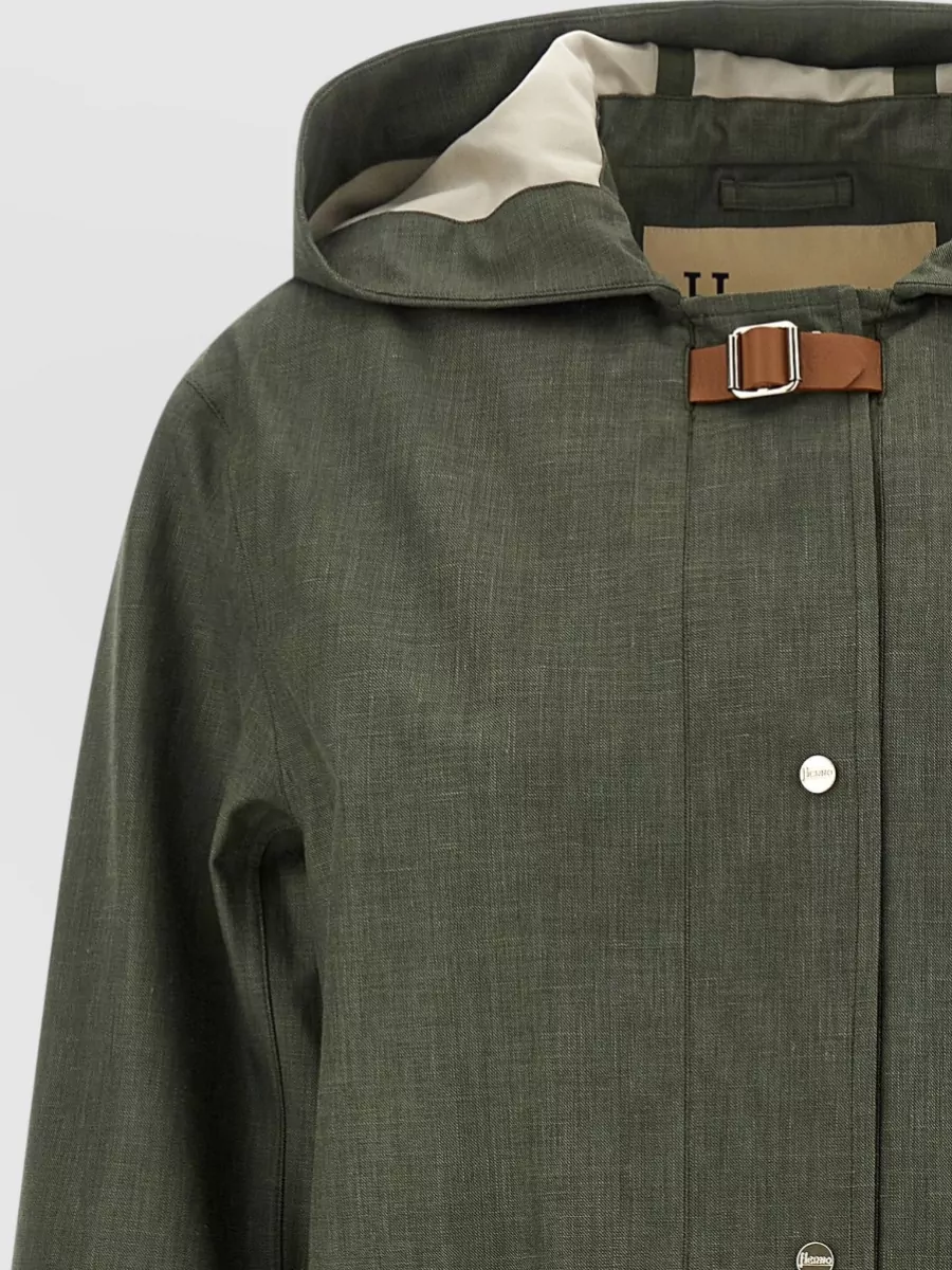Herno Linen Trench Coat