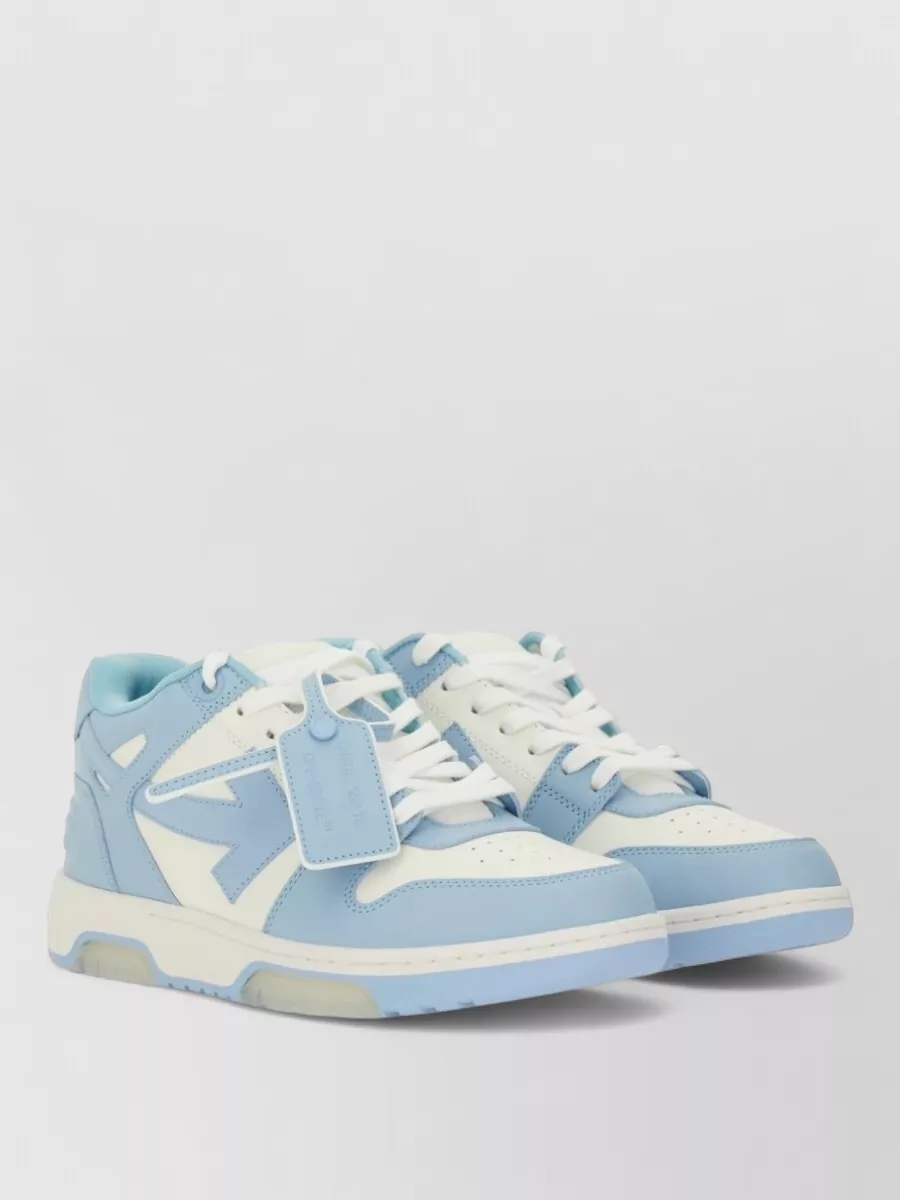 Off-White Signature Sneakers Contrast Panels Rubber Sole