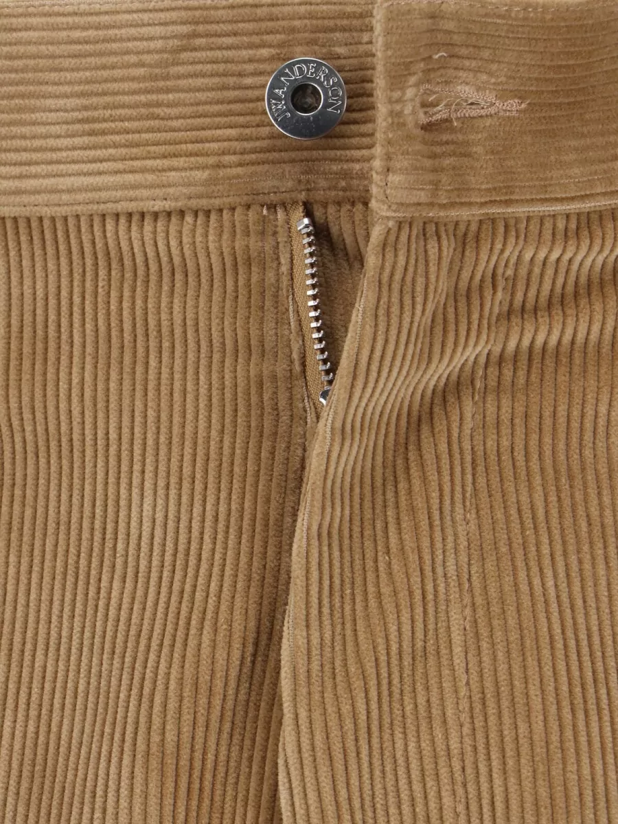Jw Anderson Cotton Straight-Leg Trousers