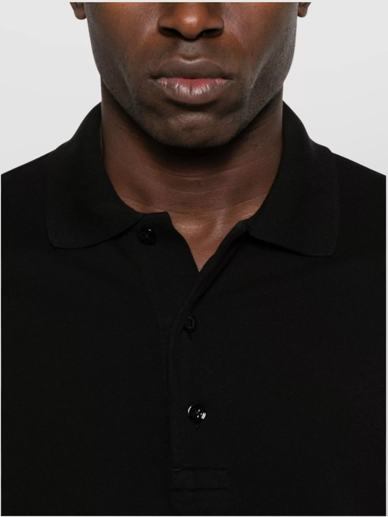 Tom Ford Pique Polo Shirt Ss Lyocell
