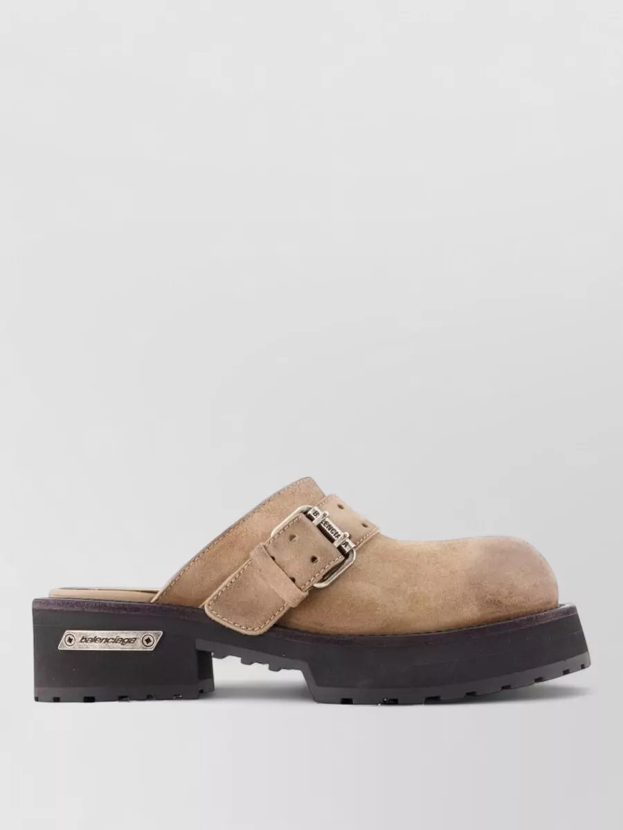 Balenciaga leather mules