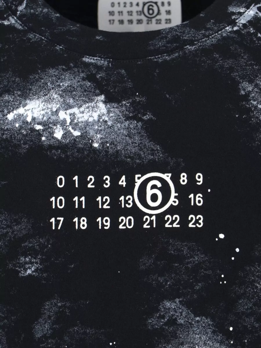 Mm6 Maison Margiela Graphic Cotton T-Shirt