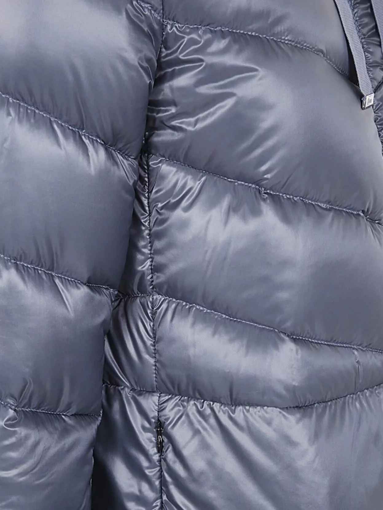 Herno Padded Hooded Quilted Cape Drawstring