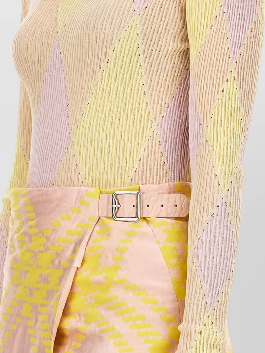 Burberry Silk cotton checked shirt