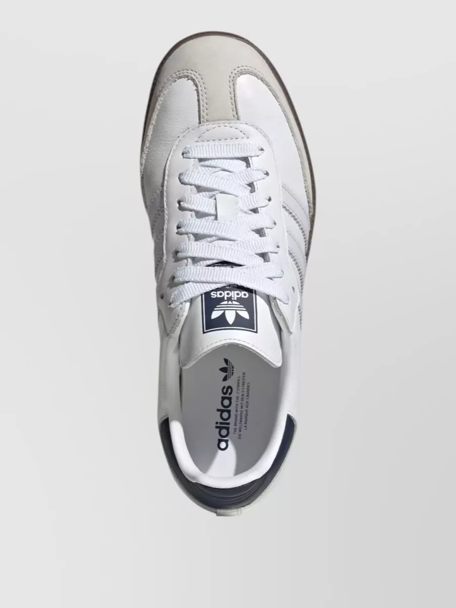 Adidas Leather Lace-Up Sneakers