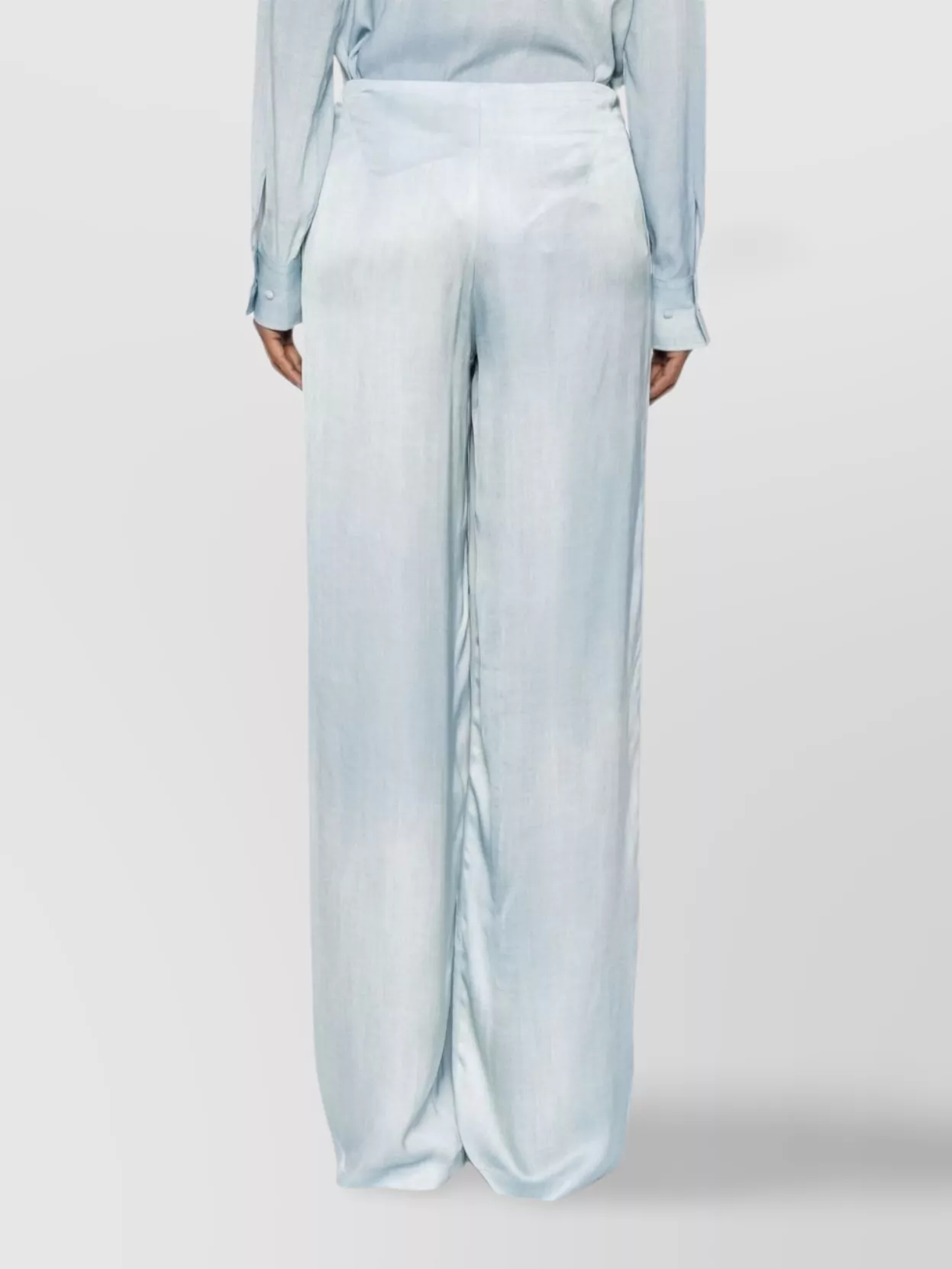 Shop Ermanno Scervino Trousers Straight Leg Elasticated Waistband