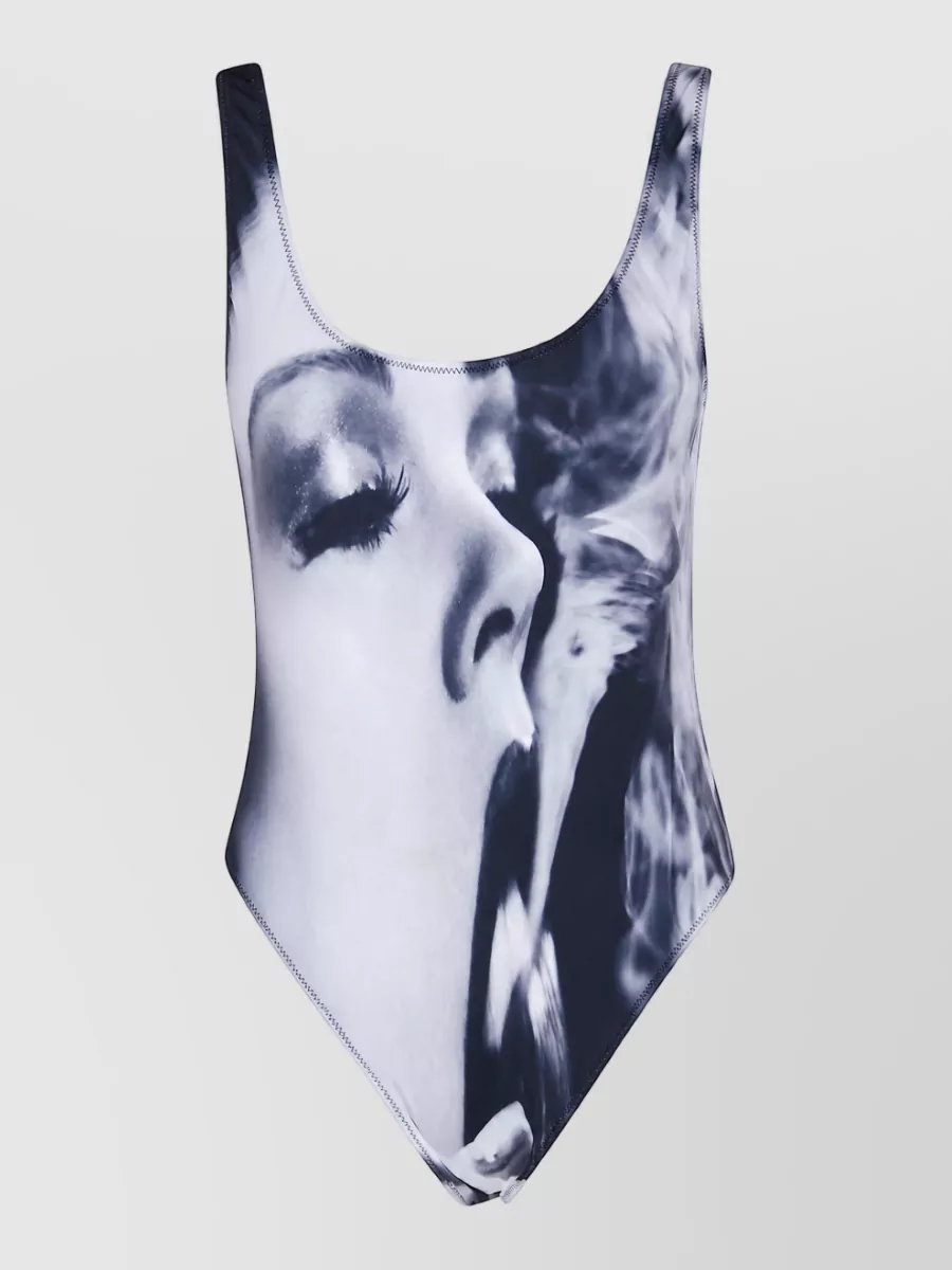 Jean Paul Gaultier printed bodysuit