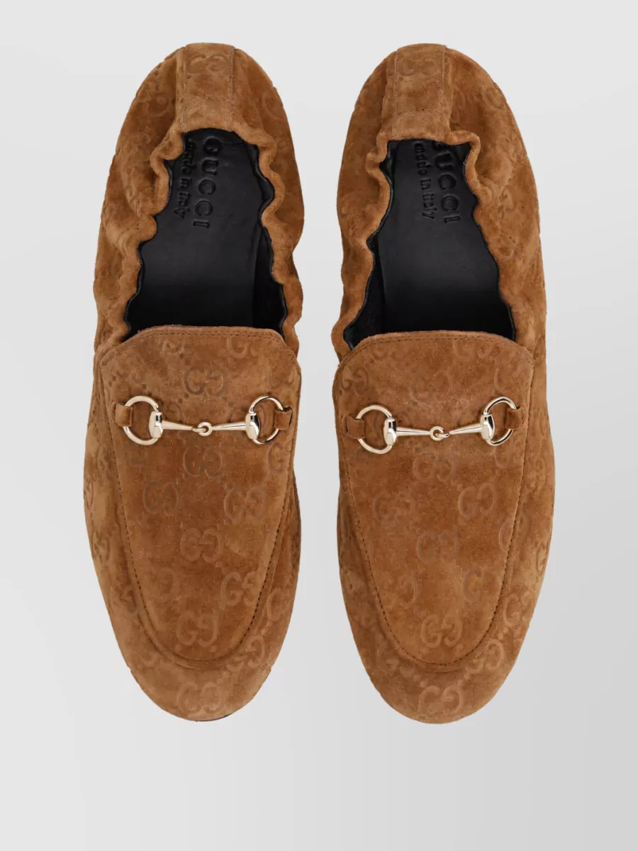 Gucci Gg Loafer Mule Chain Detail