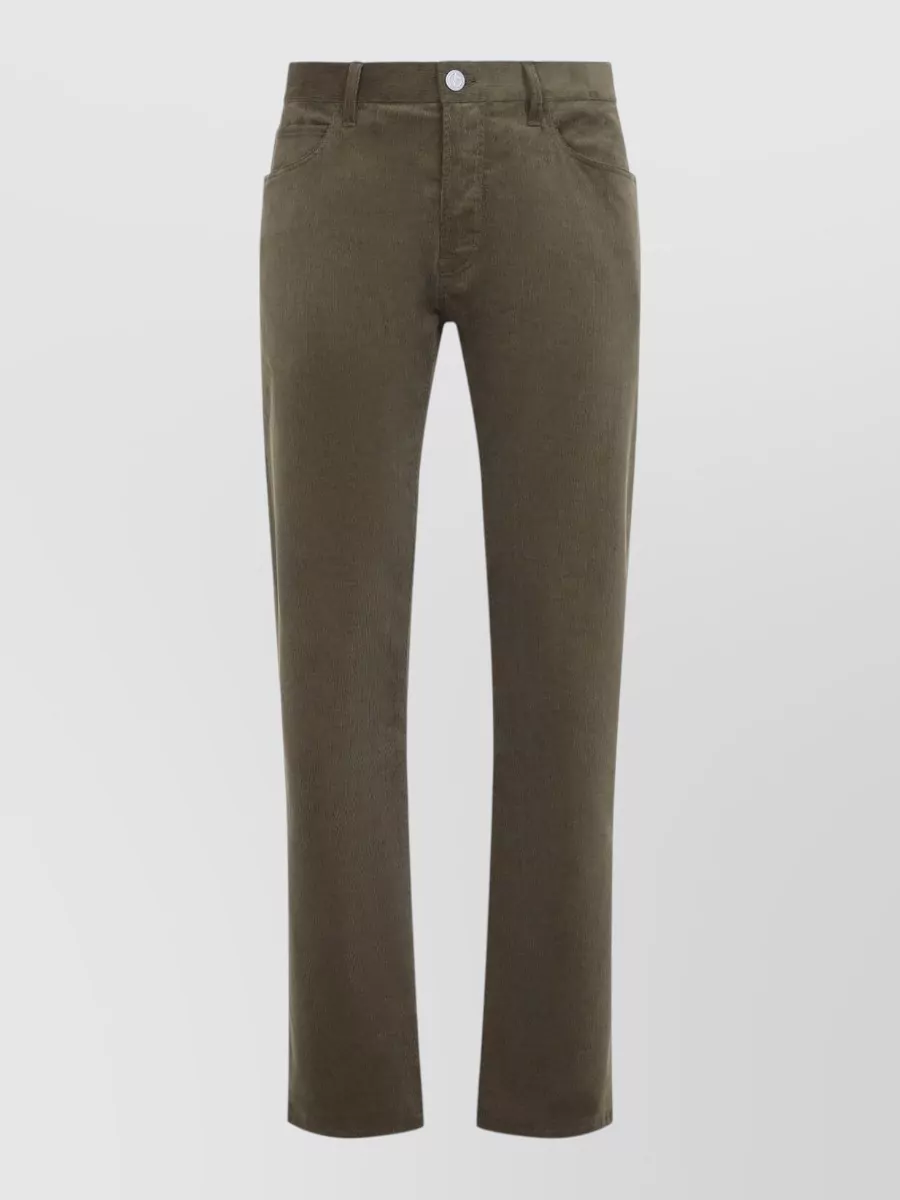 Giorgio Armani Corduroy Straight-Leg Pants