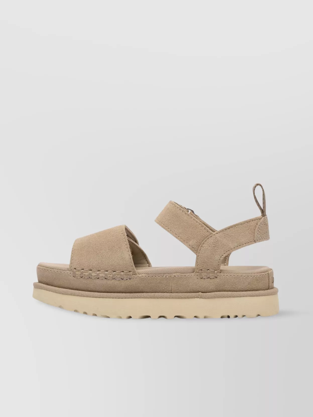 Ugg Toe Open Pull Tab Textured Sole Sandals