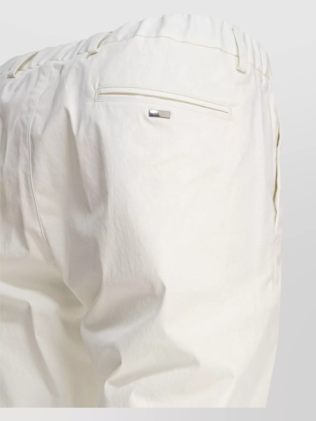 Herno Tailored Trousers Elastic Waistband