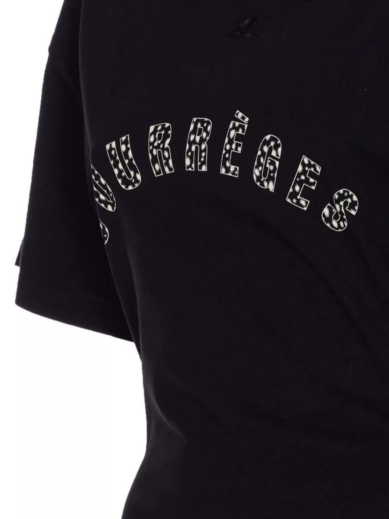 Courrèges Crewneck T-Shirt Printed Short Sleeves