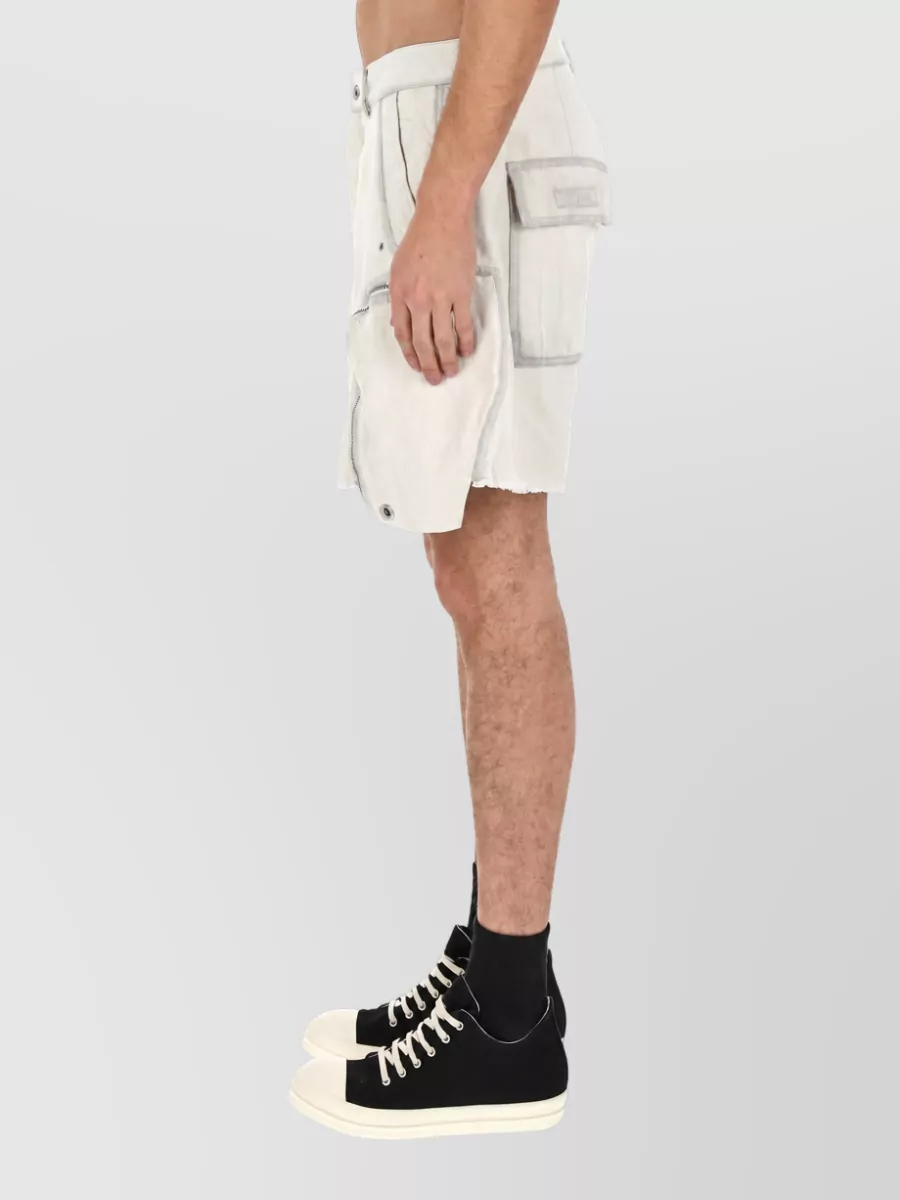 Rick Owens Drkshdw Cotton bauhaus cropped trousers