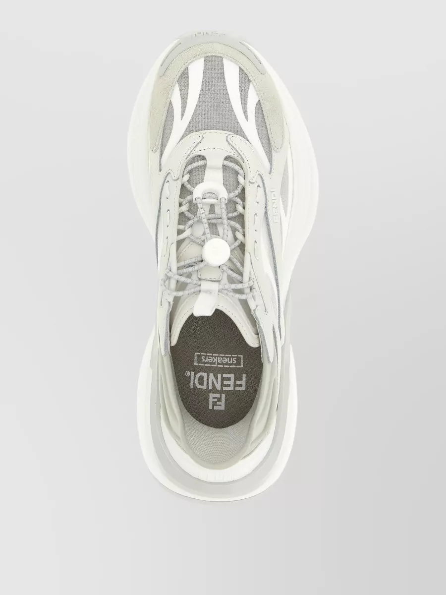 Fendi Leather Low-Top Sneakers