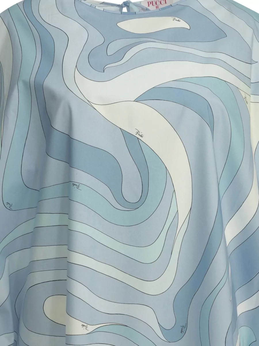 Pucci Printed Cotton Kaftan Dress