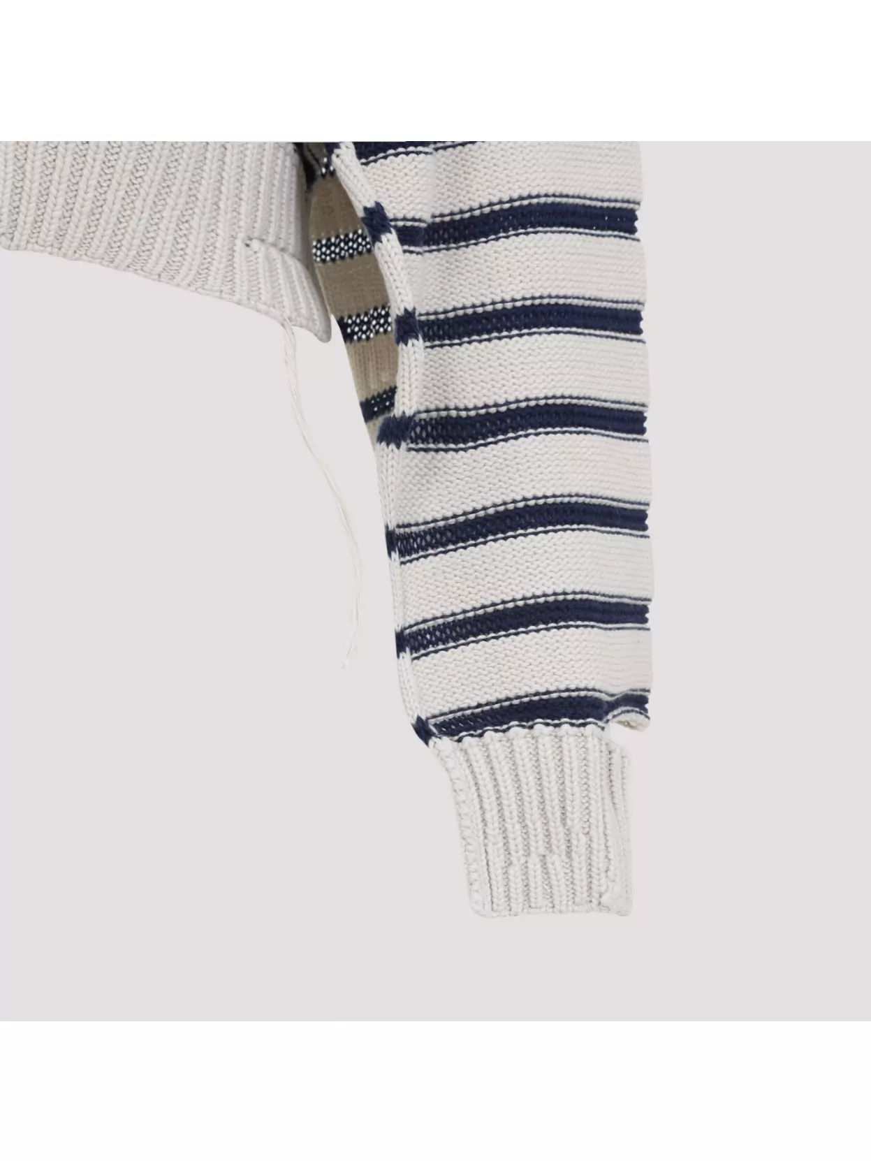 Mm6 Maison Margiela Mm6 By Maison Margiela Chalk White Cotton Cardigan In White