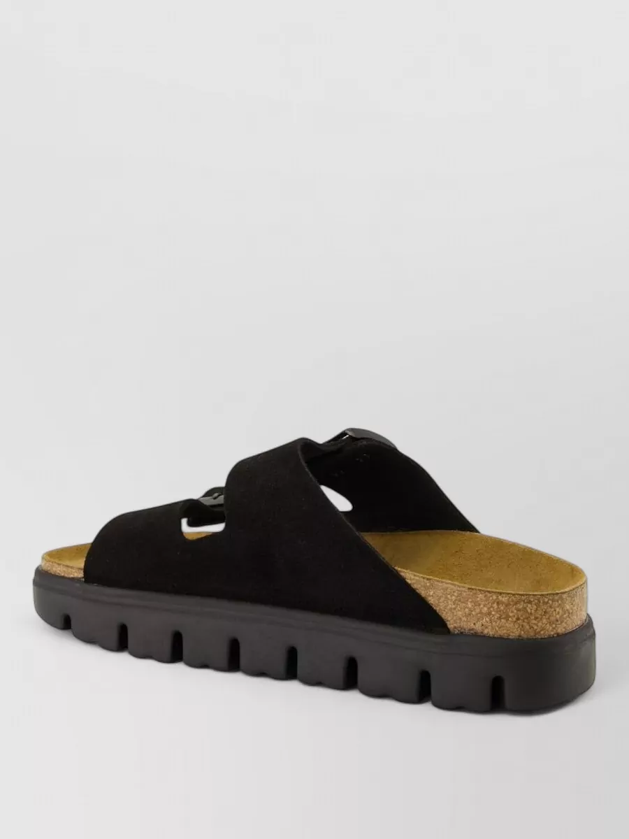 Birkenstock Suede Leather Double Buckle Sandals