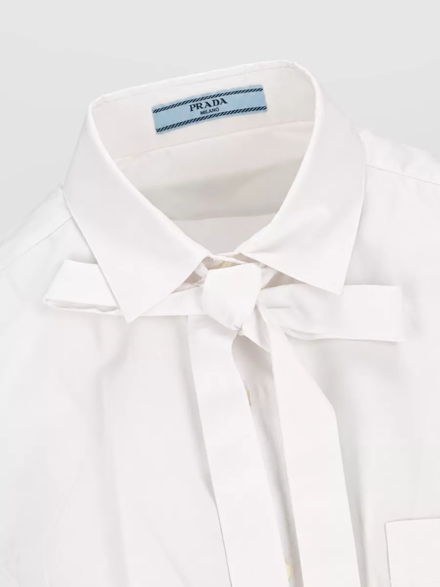 Prada Cotton Cropped Shirt