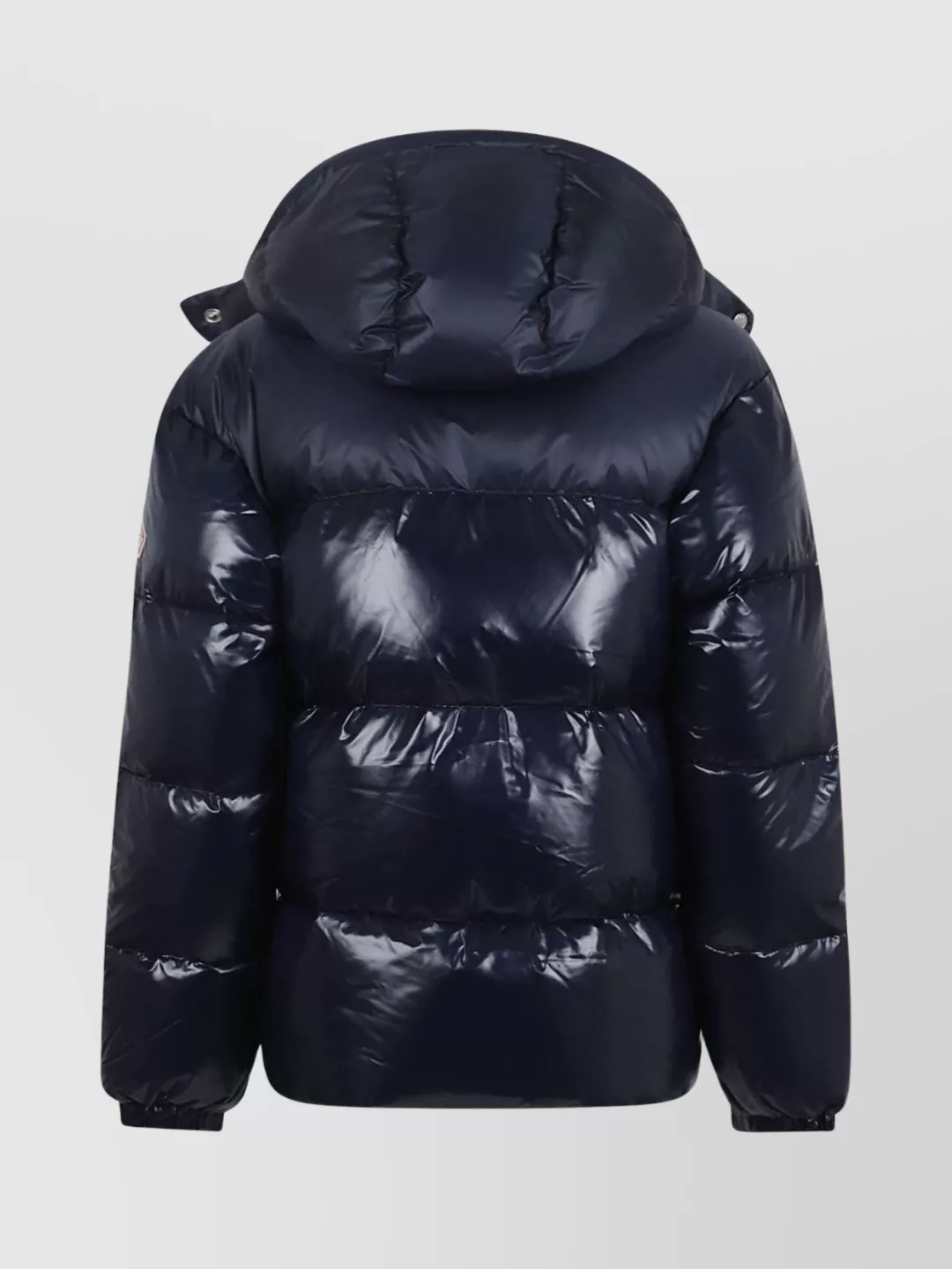 Pyrenex Lively Long Hooded Quilted Jacket In Blue