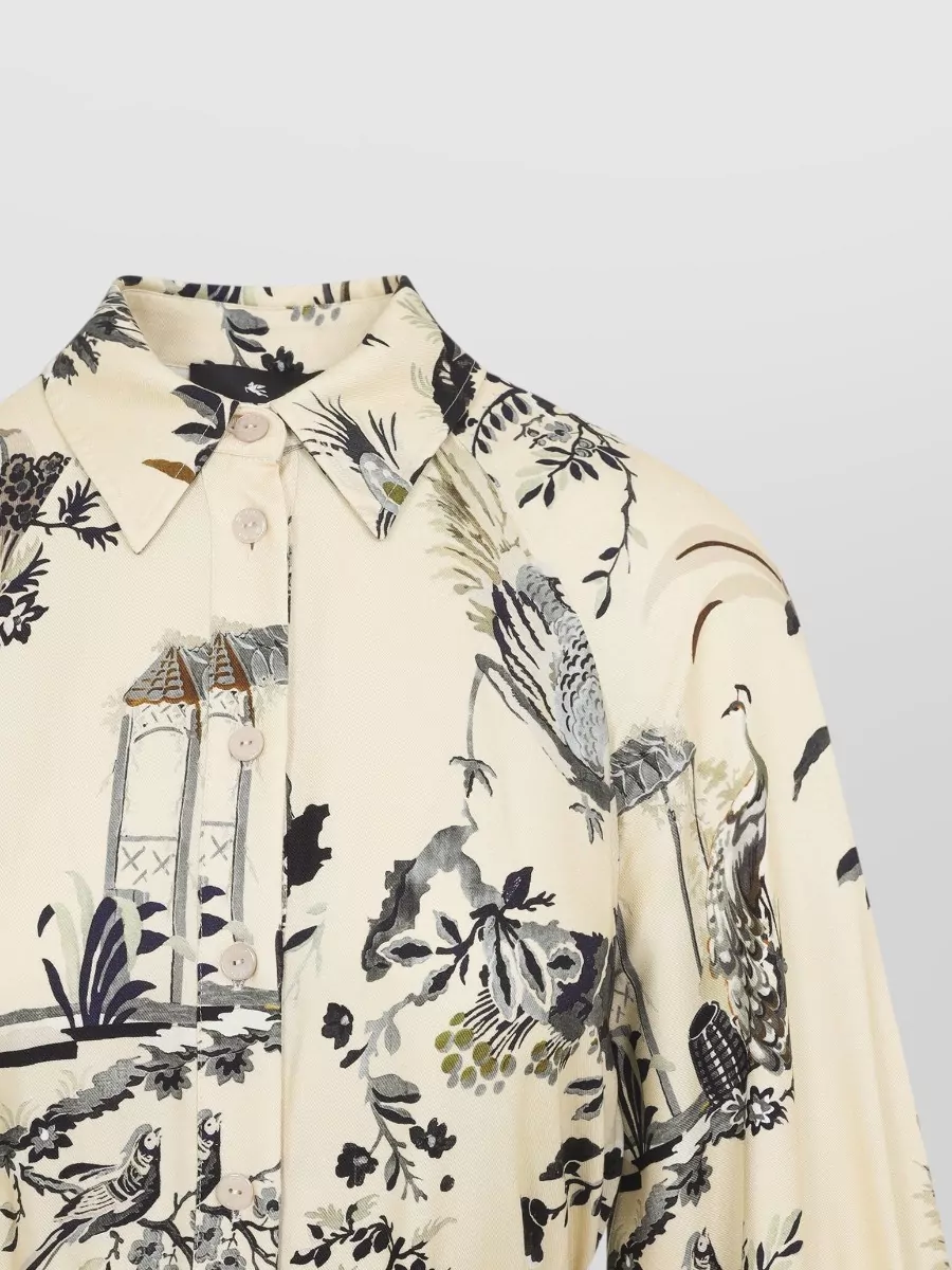 Etro Printed Shirt Midi Dress