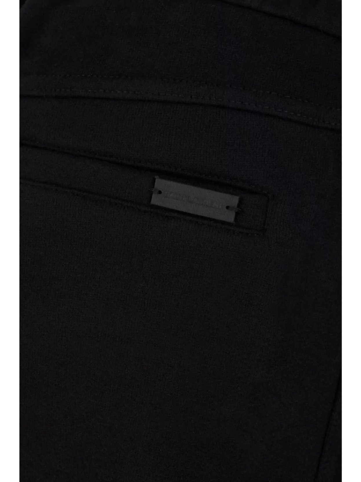 Saint Laurent Pantaloni Stile Tuta In Tessuto Garzato