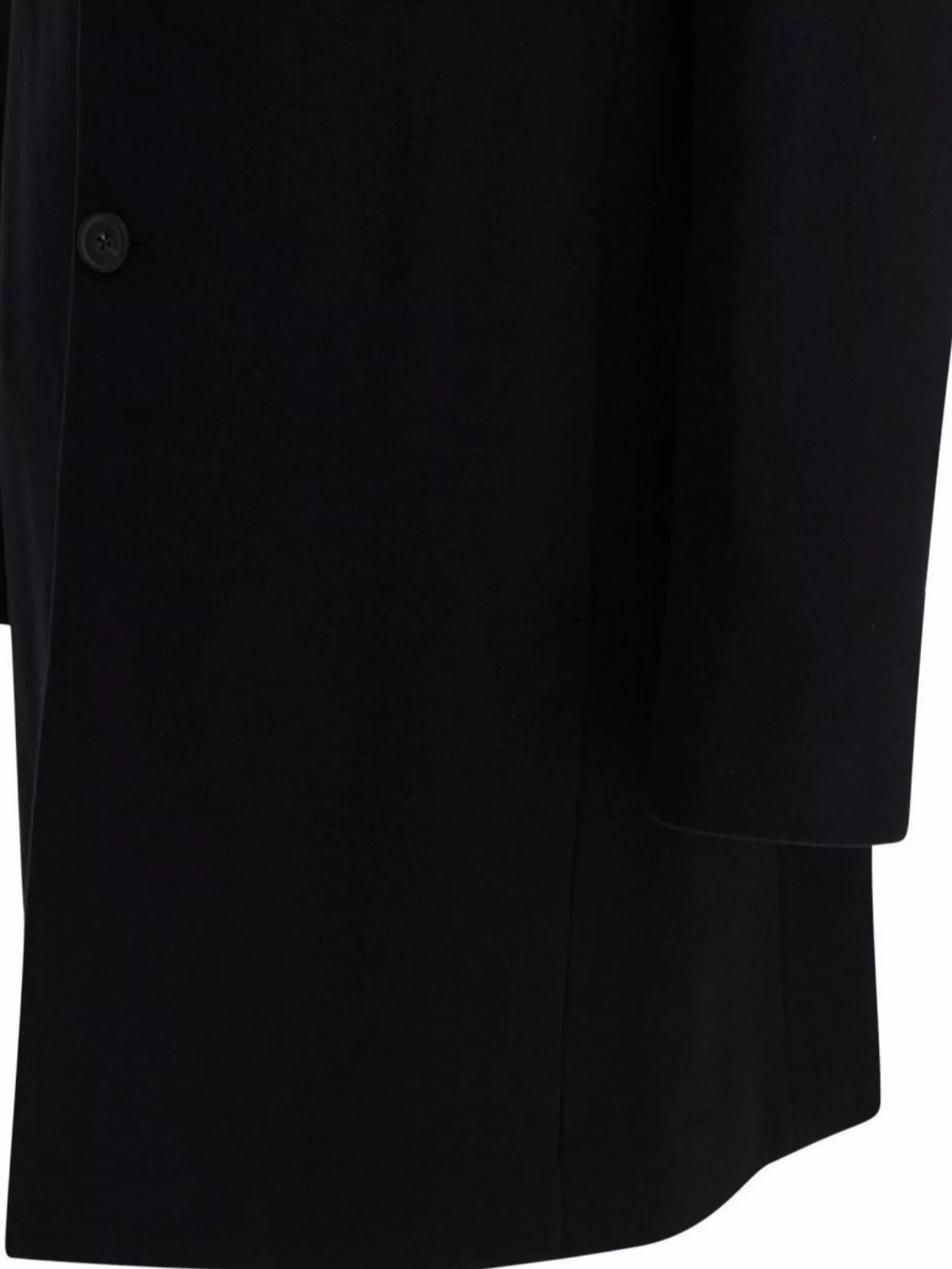 Vince Single Breasted Coat With Notch Lapel And Back Vent